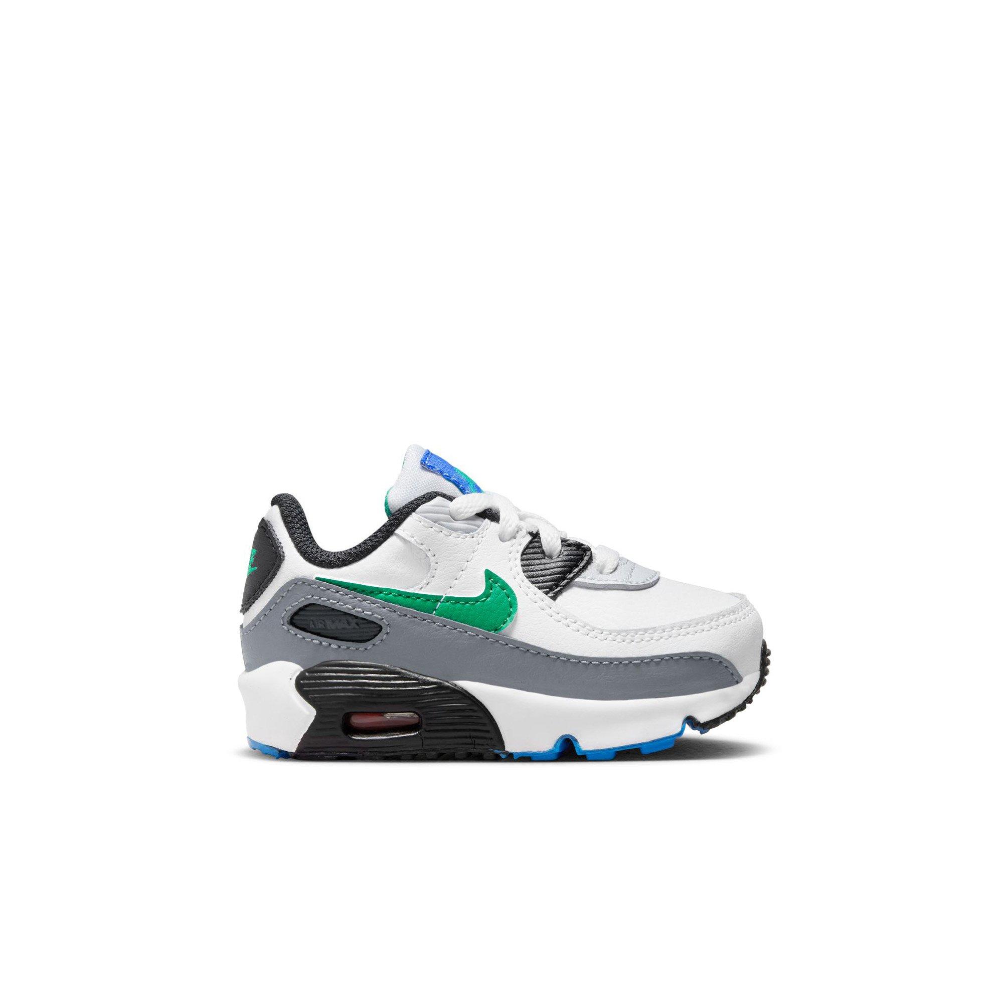 Nike Air Max 90 LTR "White/Stadium Green/Pure Platinum" Toddler Boys