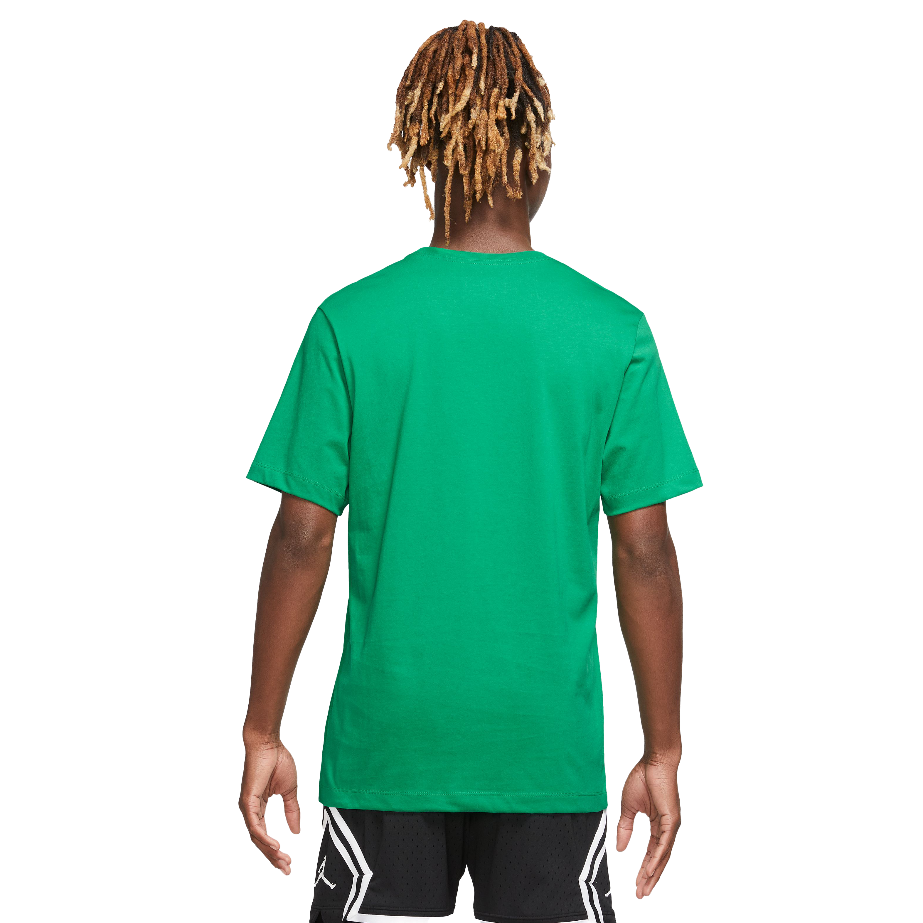 Jordan Men's Air Stretch Tee-Green - GREEN Thumbnail View 2