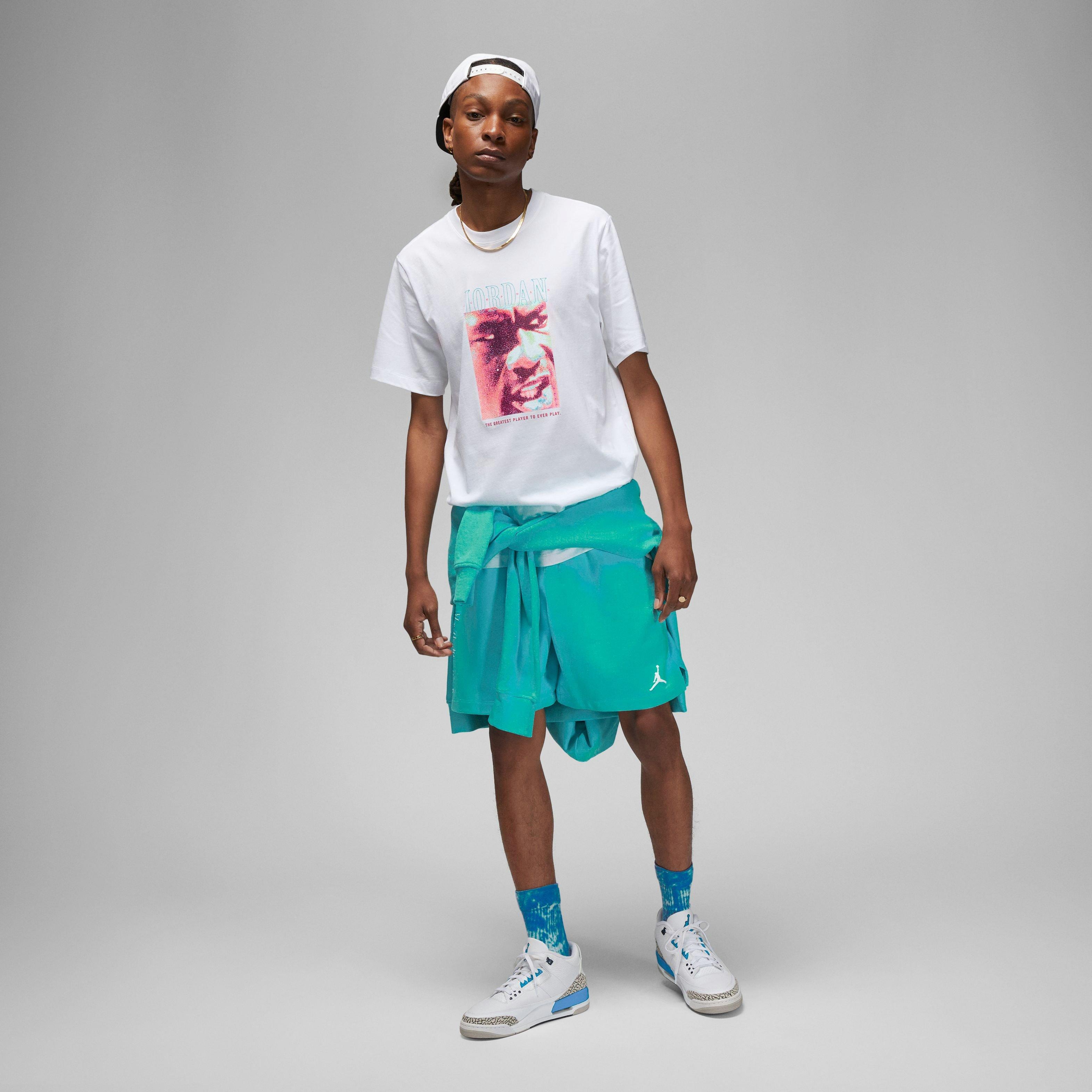Jordan Men's Graphic Tee 2 - White - WHITE Thumbnail View 5