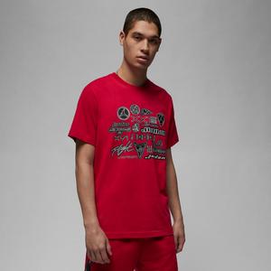 Jordan Men's Brand Graphic Tee-Red - RED