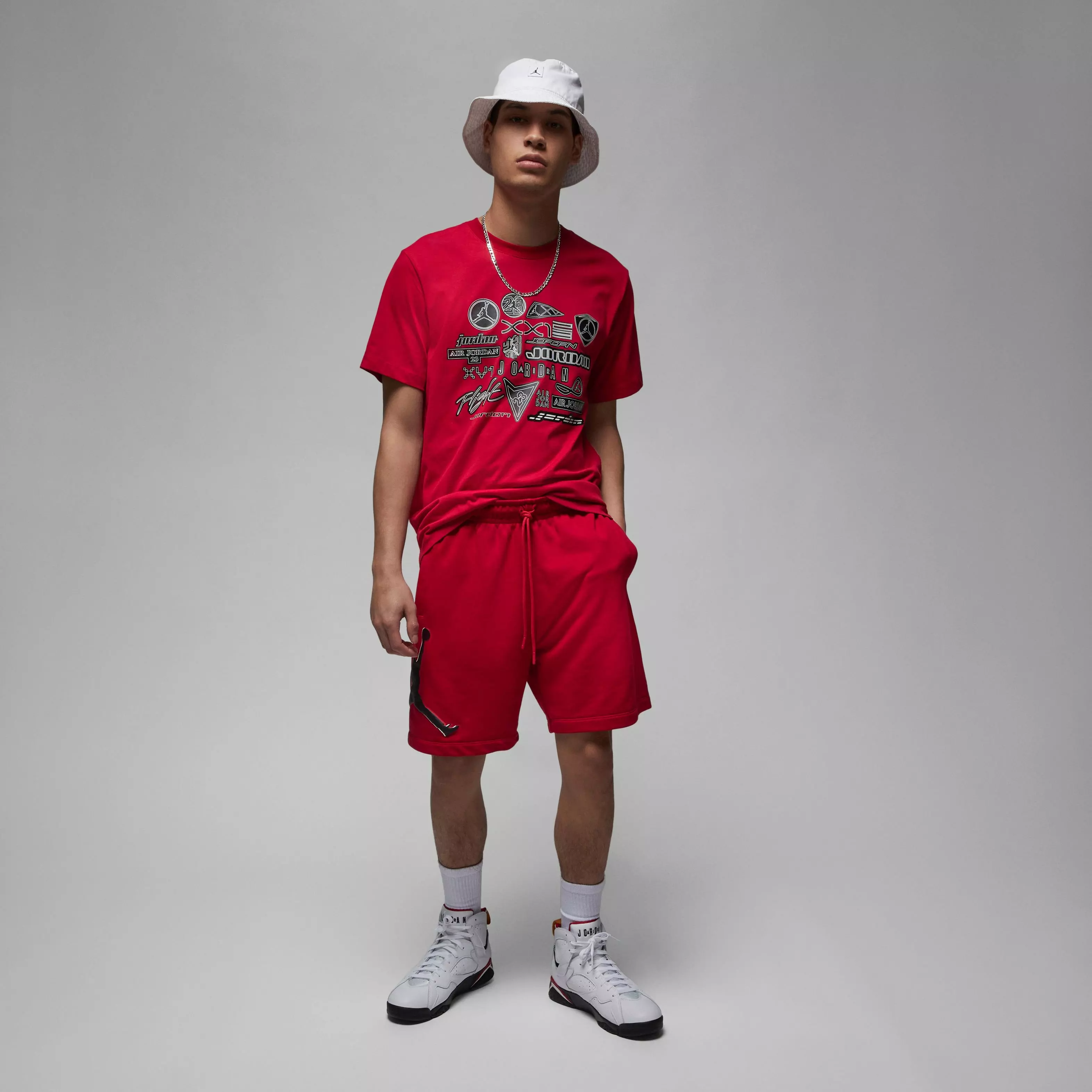 Jordan Men's Brand Graphic Tee-Red - RED