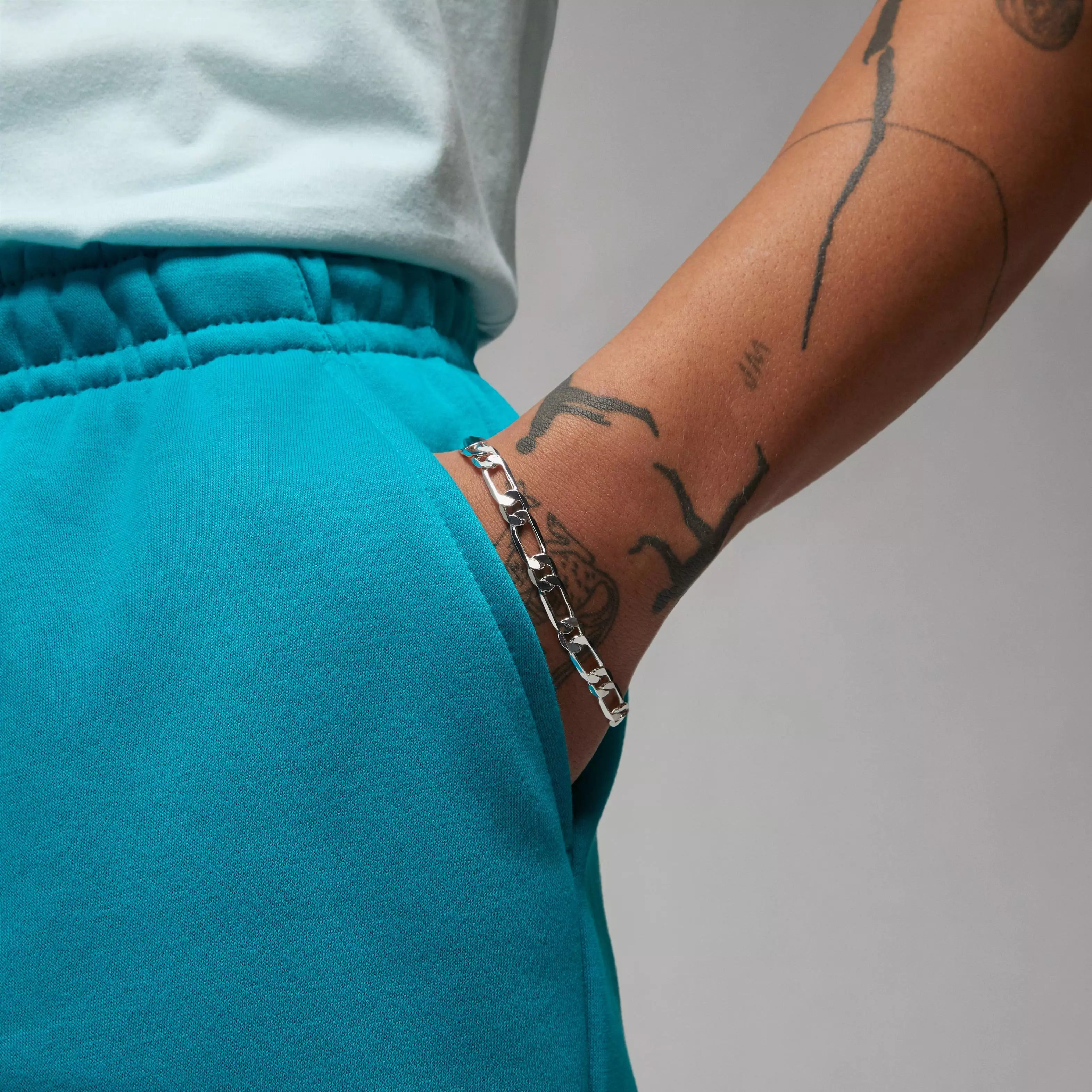 Jordan Men's Essential Fleece Shorts-Blue - BLUE