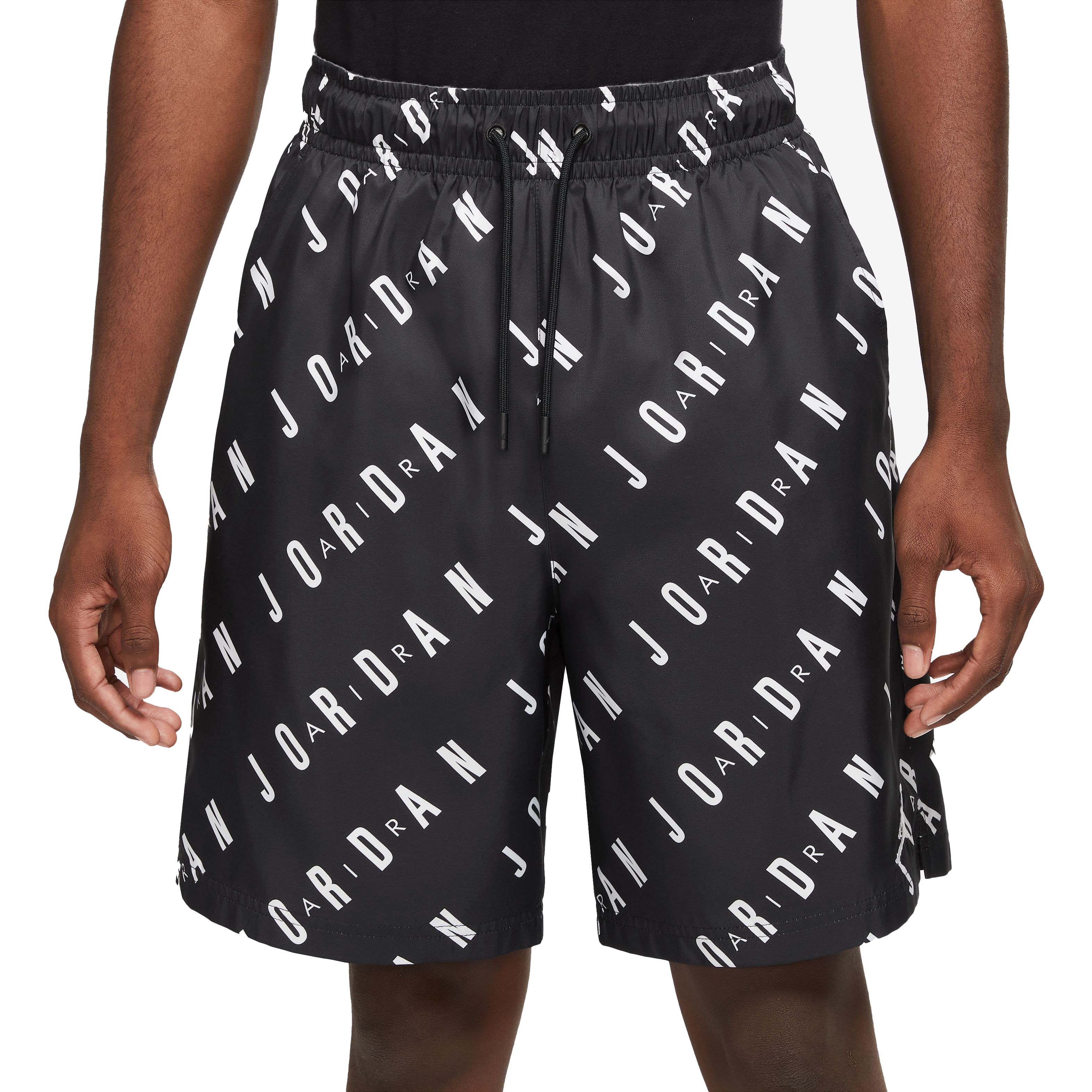 All black outlet jordan shorts