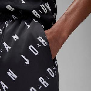 Jordan Men's Essentials Poolside All Over Print Shorts-Black - BLACK