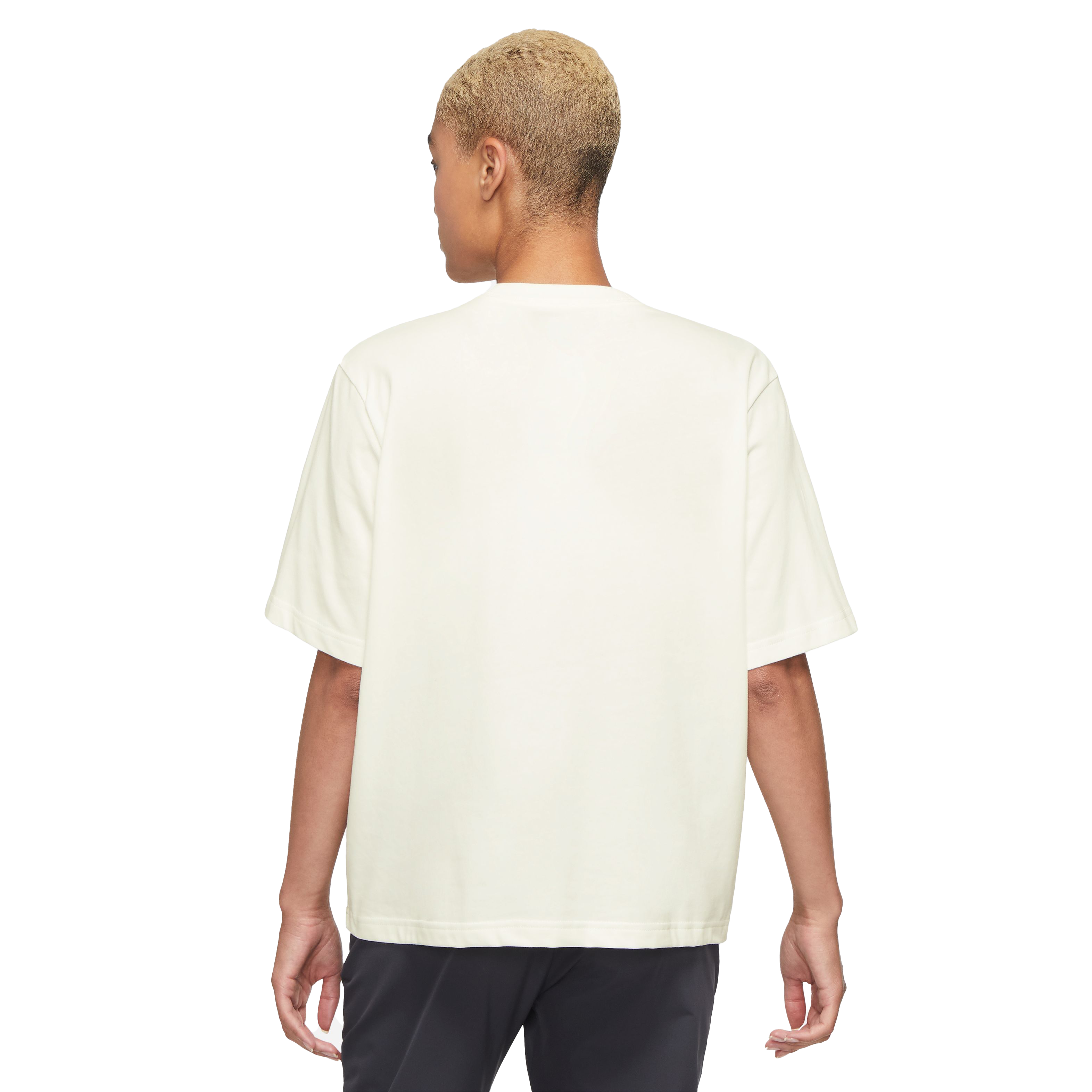 Nike Women's Dri-FIT Swoosh Fly Tee-White - WHITE Thumbnail View 2