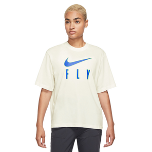 Nike Women's Dri-FIT Swoosh Fly Tee-White