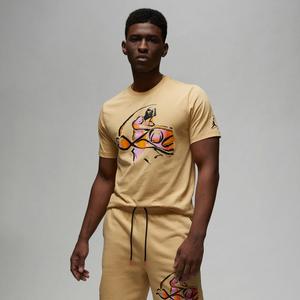 Jordan Men's Flight MVP Crew Tee-Tan
