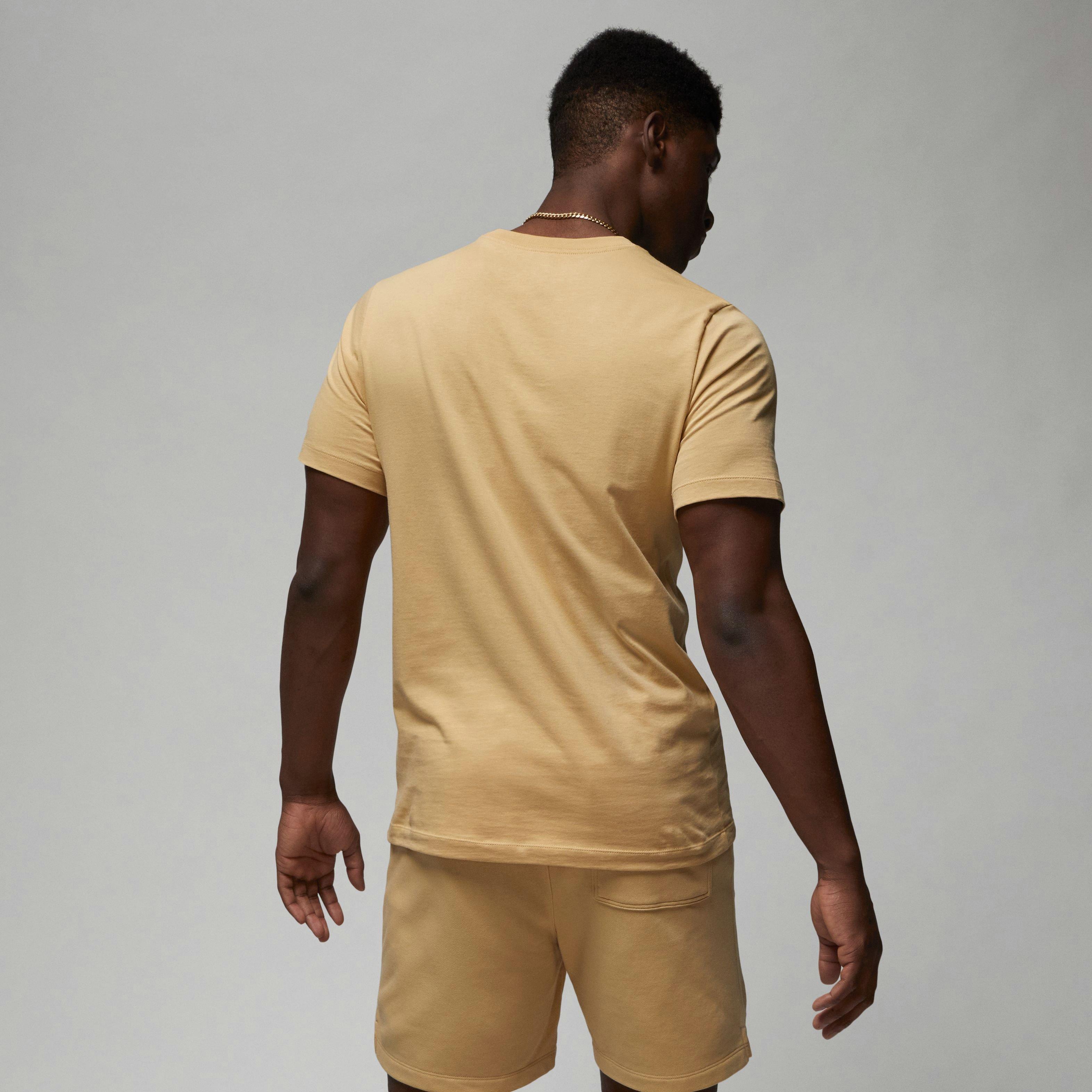 Jordan Men's Flight MVP Crew Tee-Tan - TAN Thumbnail View 2