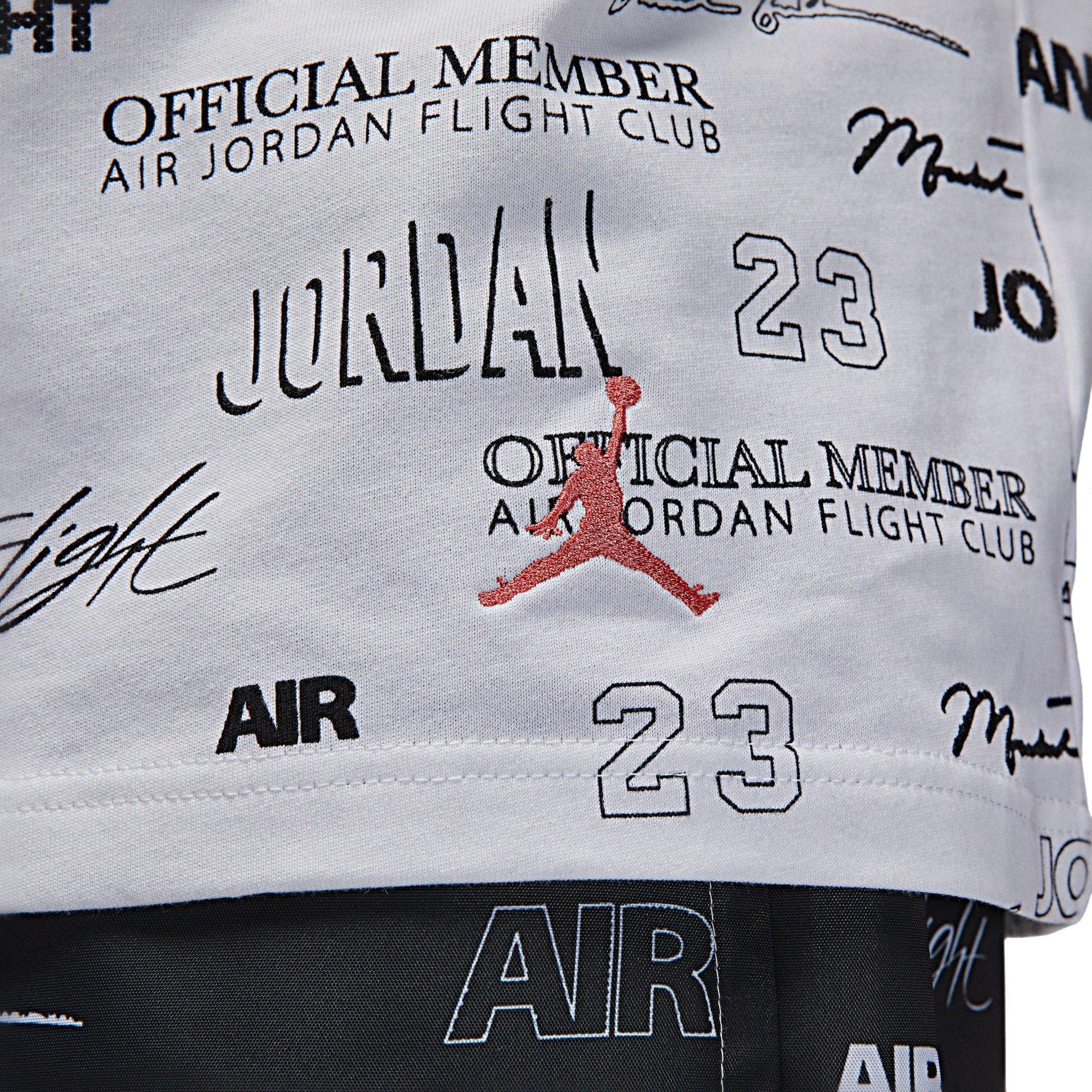 Jordan Men's MVP Flight Statement Tee-White - WHITE Thumbnail View 4