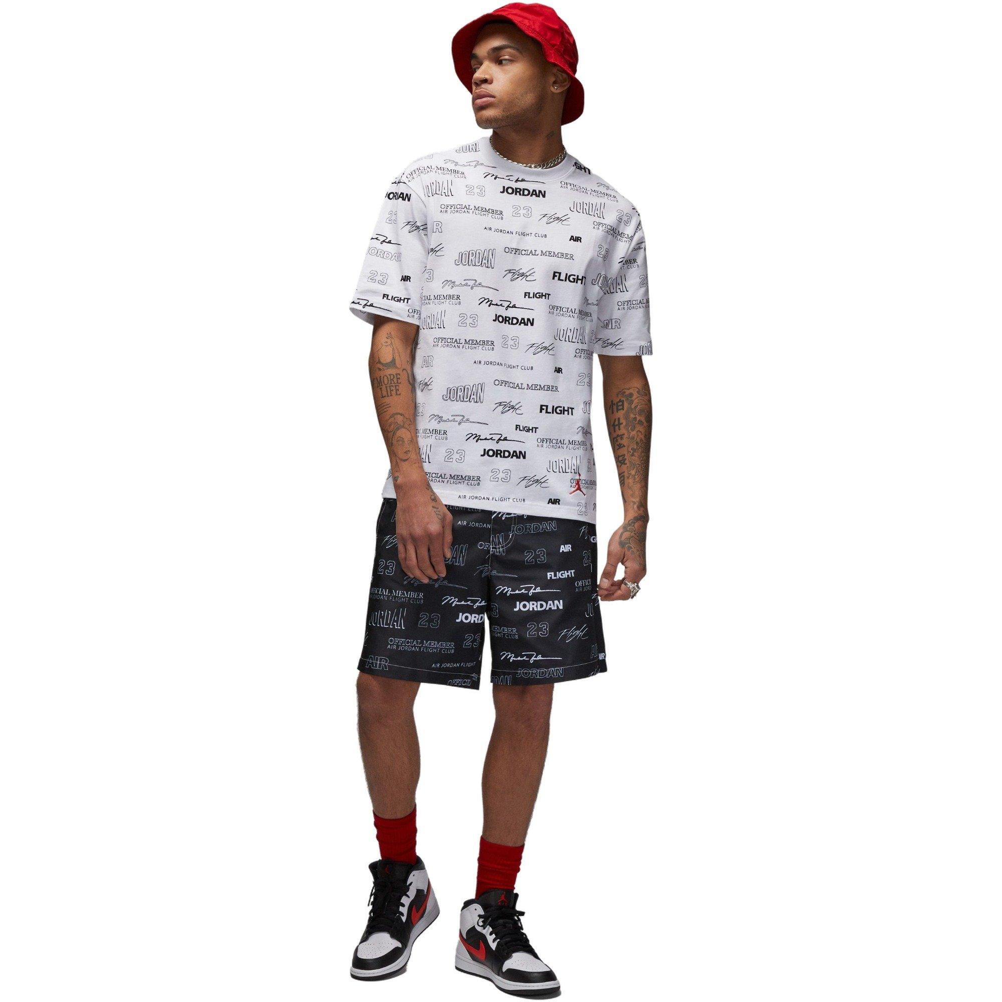 Jordan Men's MVP Flight Statement Tee-White - WHITE Thumbnail View 5