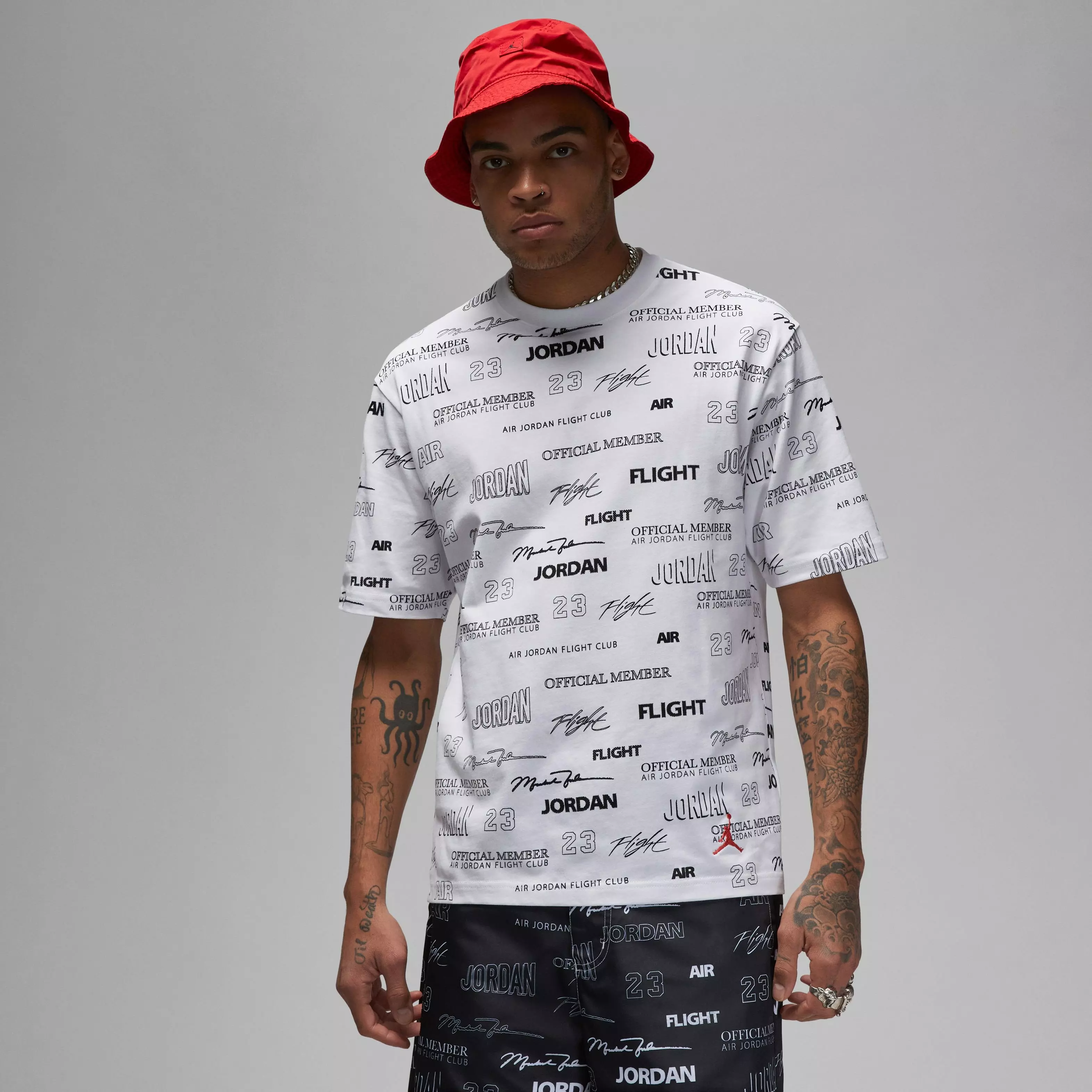 Jordan Men's MVP Flight Statement Tee-White - WHITE
