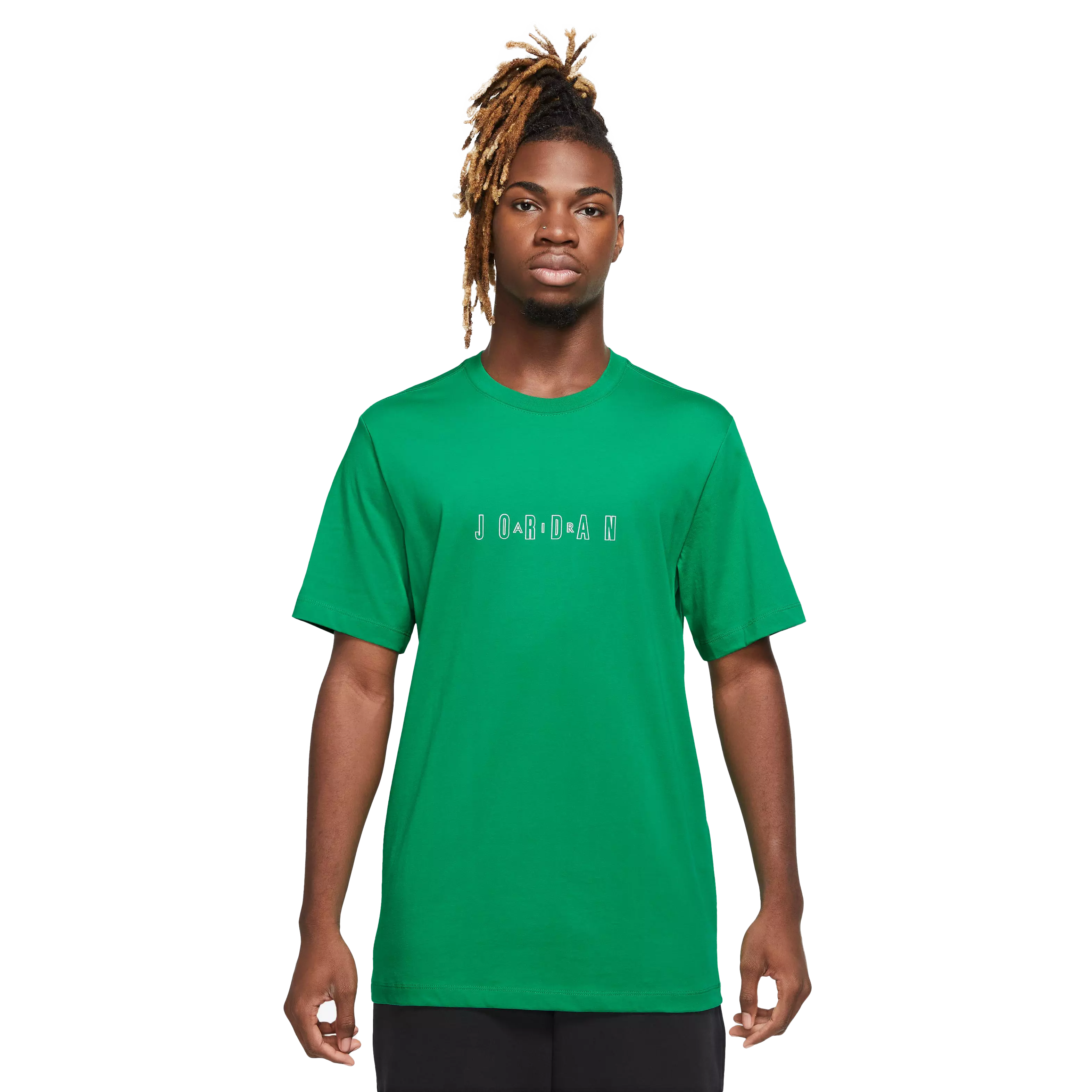 Jordan Men's Essentials Crew Tee-Green - GREEN