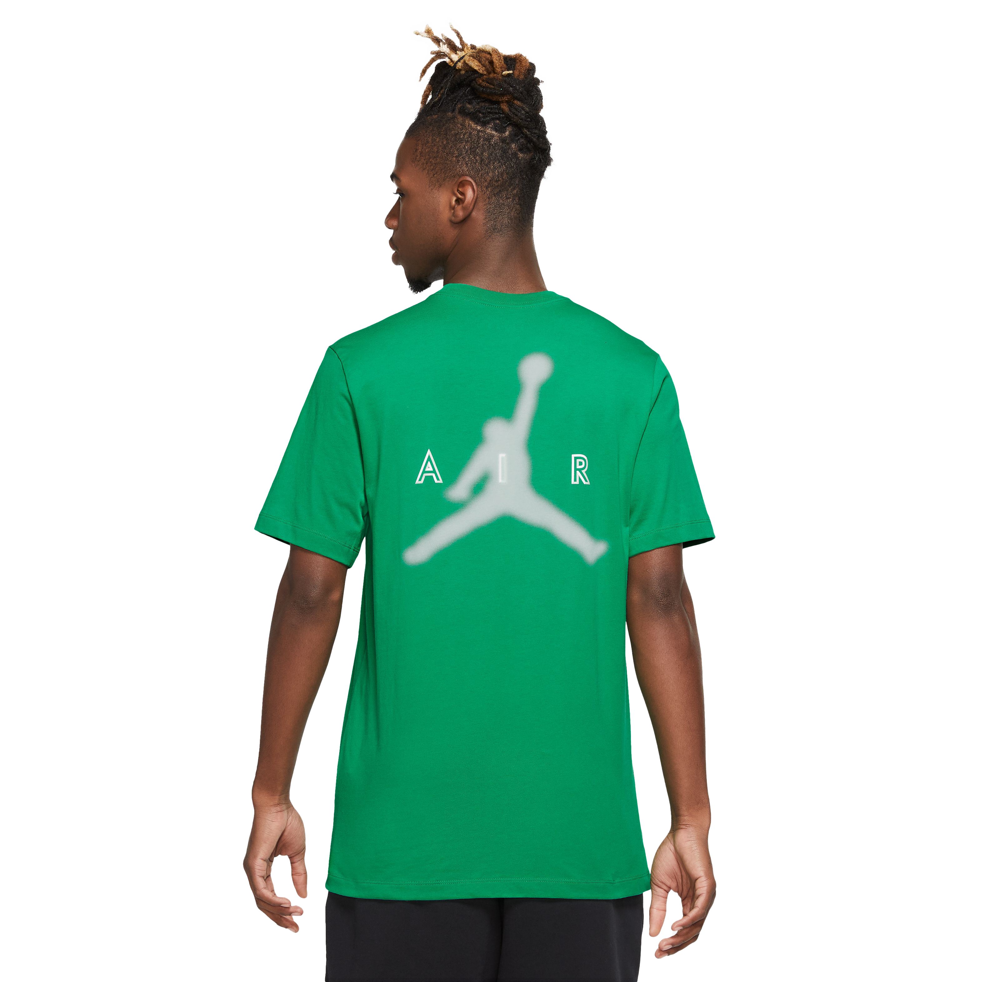 Jordan Men's Essentials Crew Tee-Green - GREEN Thumbnail View 2
