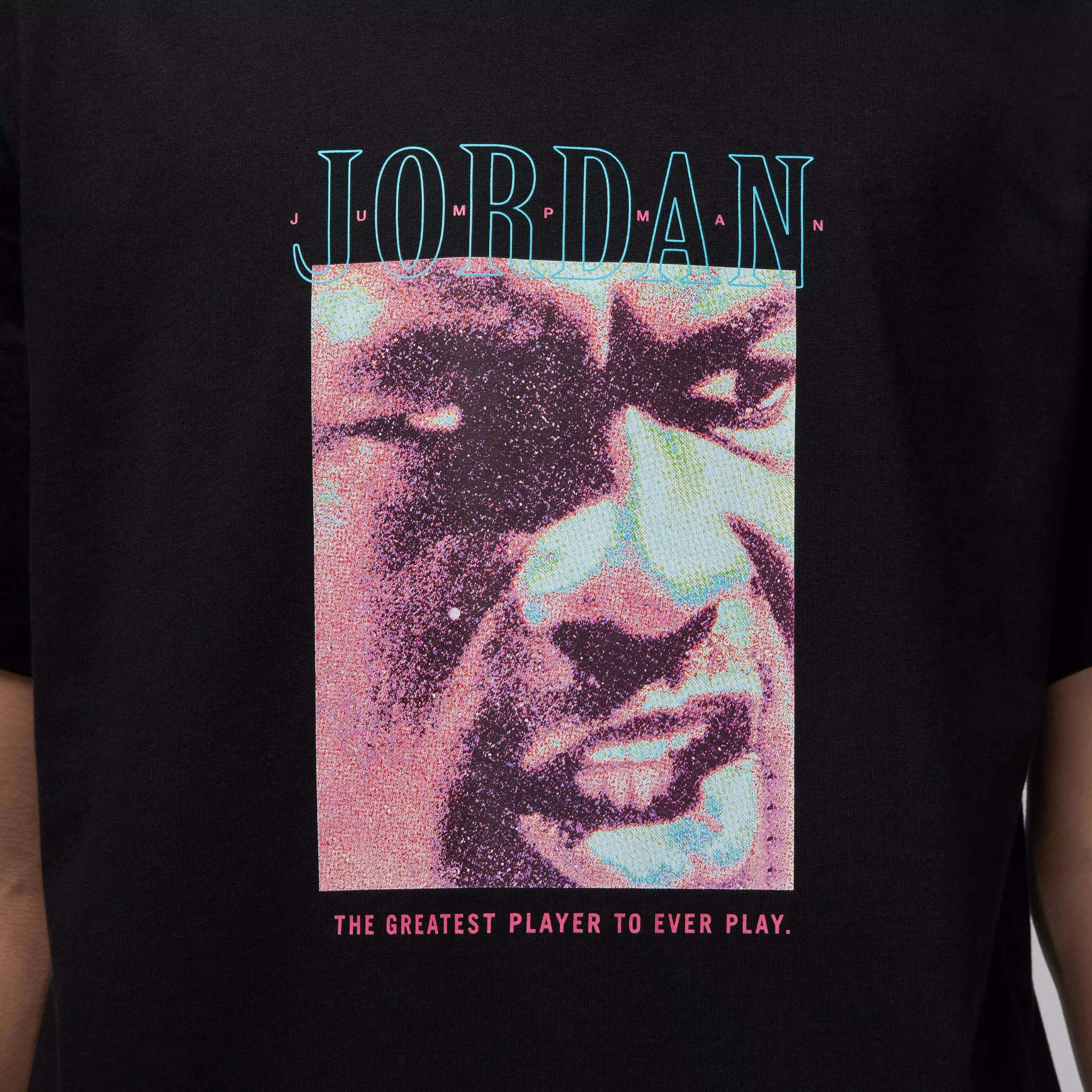 Jordan Men's Brand Graphic Tee-Black/Blue - BLACK/BLUE