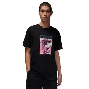 Jordan Men's Brand Graphic Tee-Black/Blue