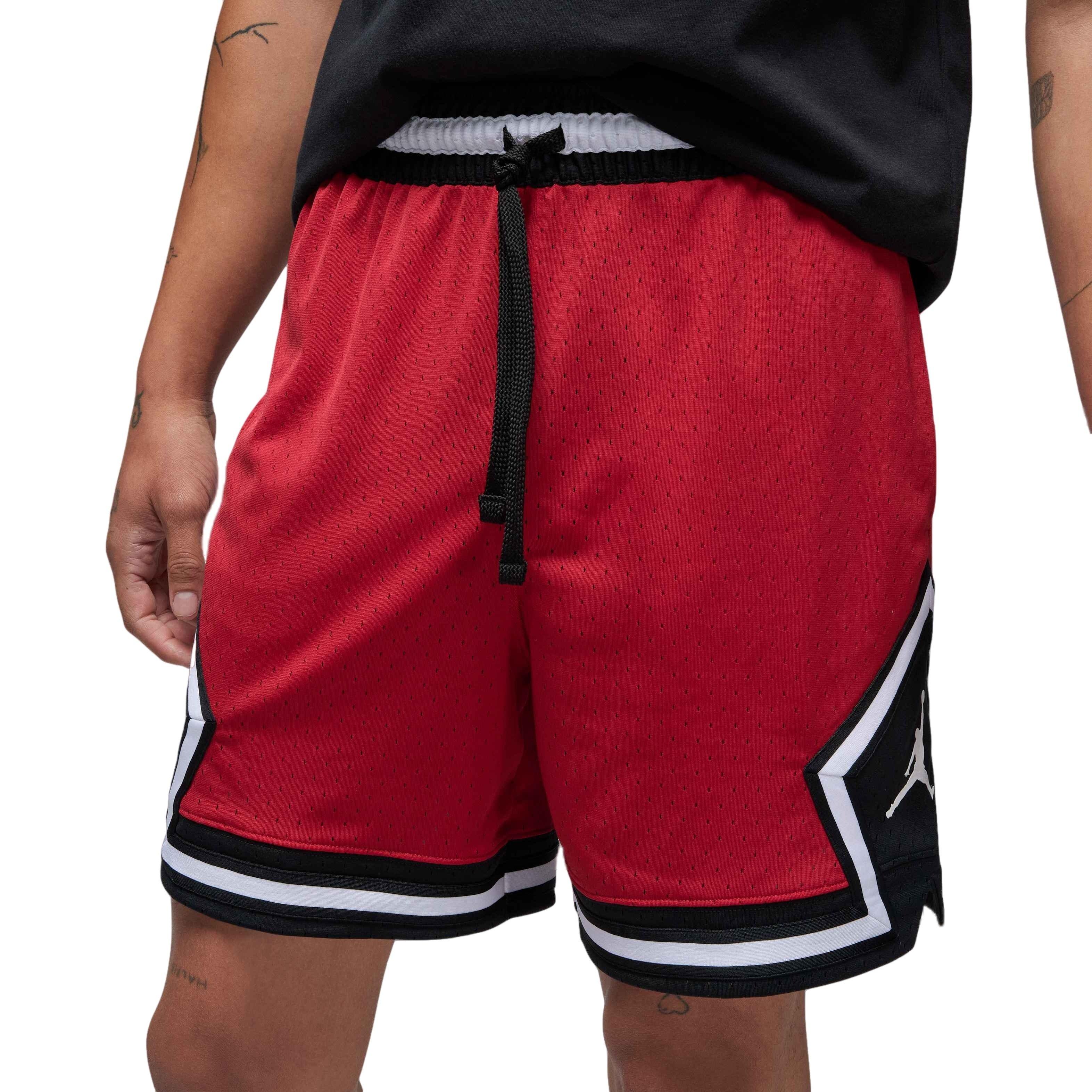 Jordan Men's Dri-FIT Sport Diamond Shorts-Red/Black - RED/BLACK