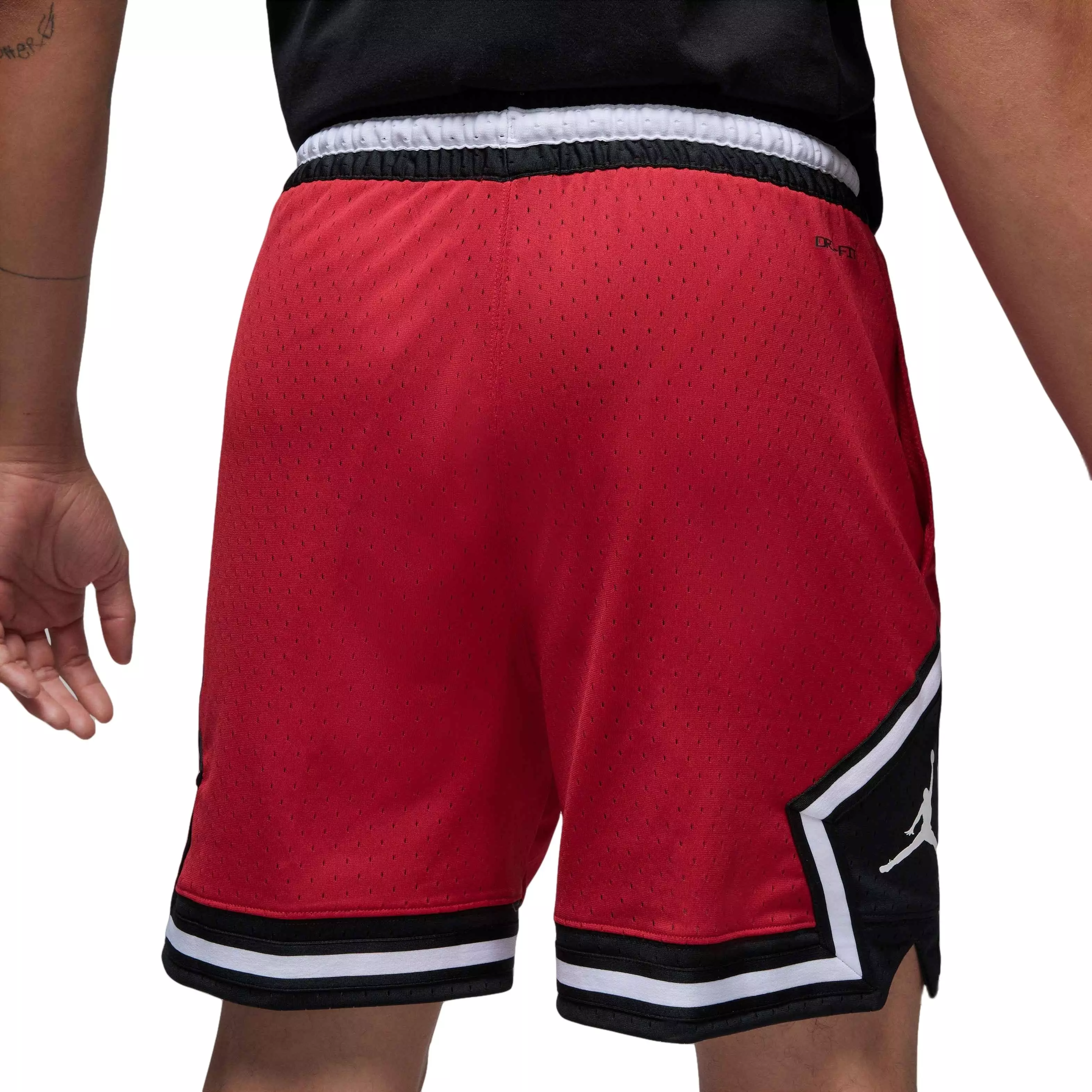 Jordan Men's Dri-FIT Sport Diamond Shorts-Red/Black - RED/BLACK
