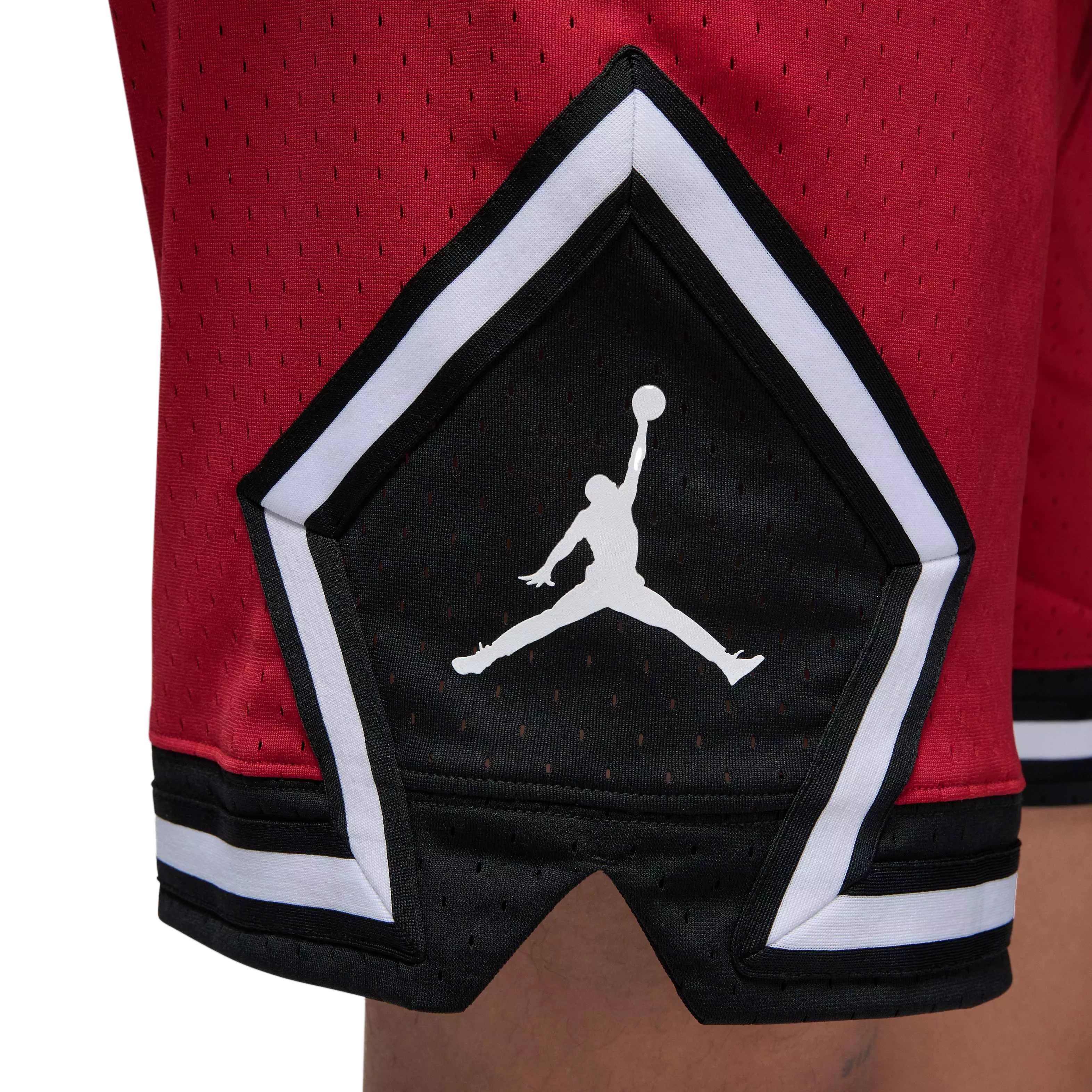 Jordan Men's Dri-FIT Sport Diamond Shorts-Red/Black - RED/BLACK
