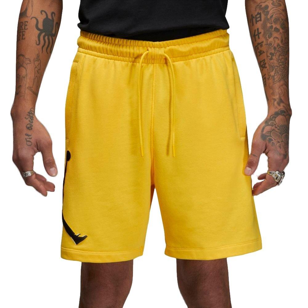 Jordan Men's Essentials Fleece HBR Shorts - Yellow - YELLOW Thumbnail View 1