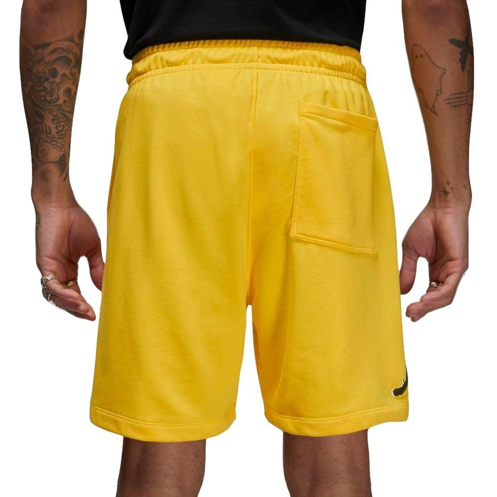 Jordan Men's Essentials Fleece HBR Shorts - Yellow - YELLOW Thumbnail View 2