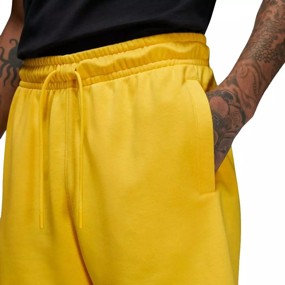 Jordan Men's Essentials Fleece HBR Shorts - Yellow - YELLOW