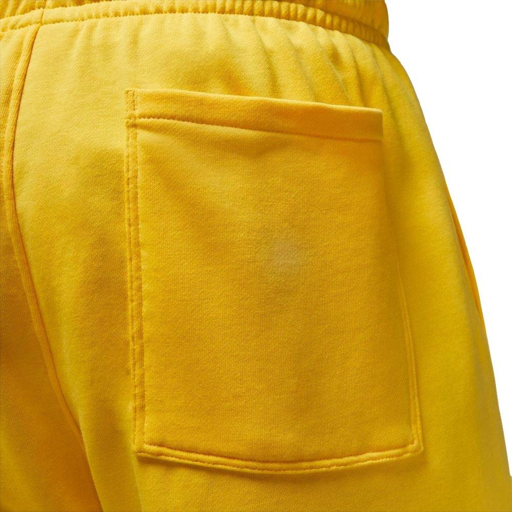 Jordan Men's Essentials Fleece HBR Shorts - Yellow - YELLOW Thumbnail View 5