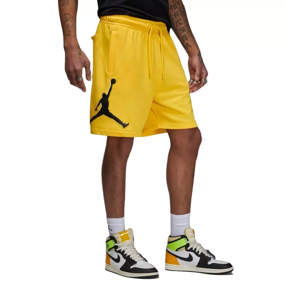 Jordan Men's Essentials Fleece HBR Shorts - Yellow - YELLOW