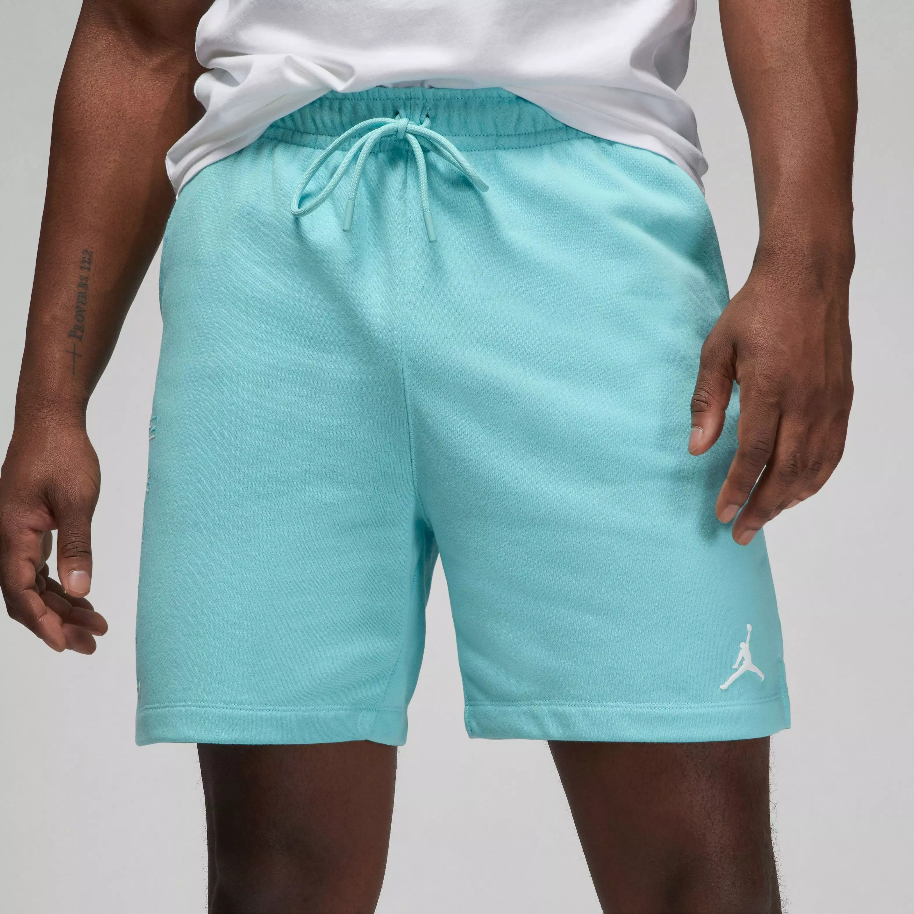 Jordan Men's Essentials Shorts-Aqua - AQUA