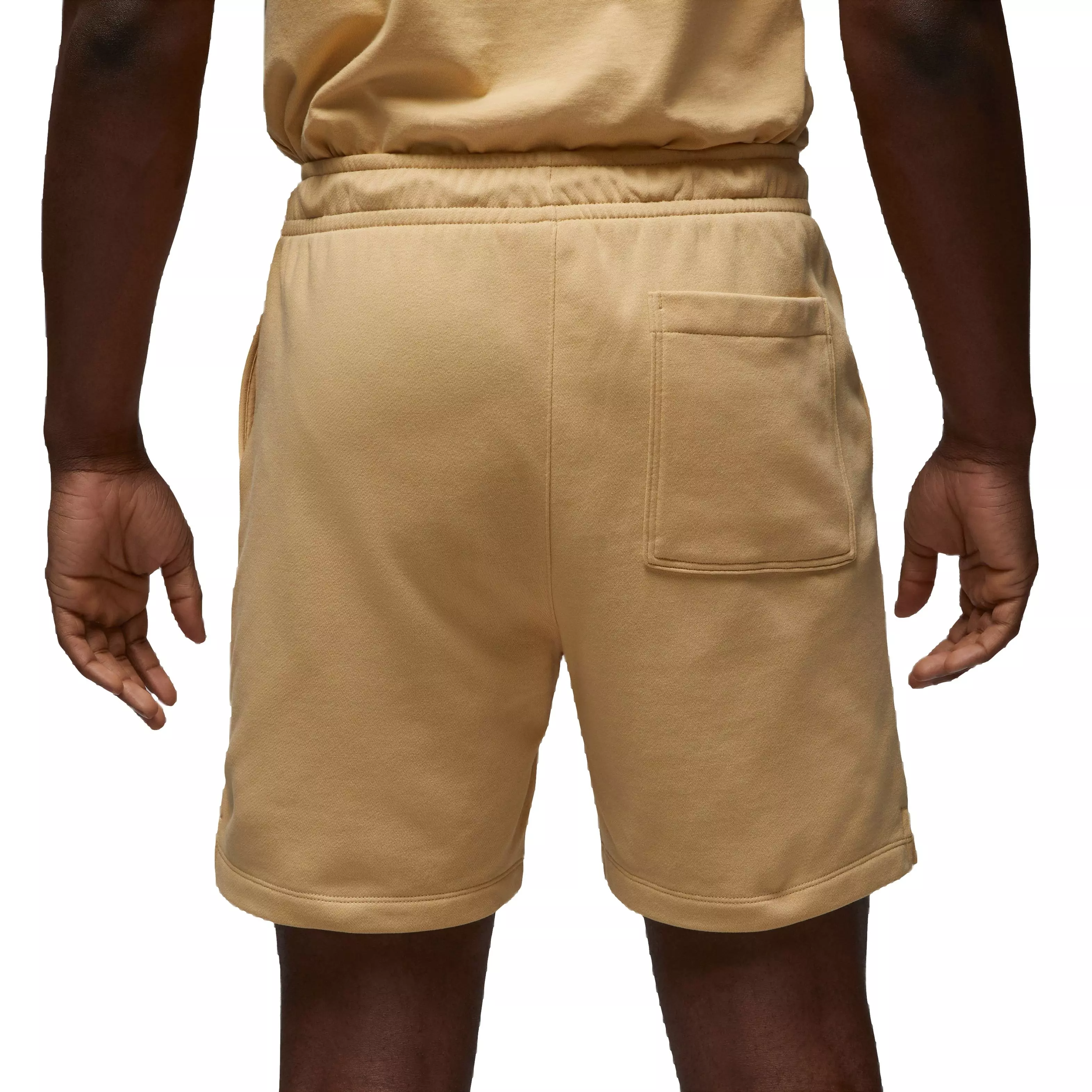 Jordan Men's Flight MVP Fleece Shorts-Tan - TAN