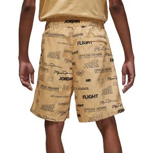 Jordan Men's Flight MVP Woven Shorts-Tan