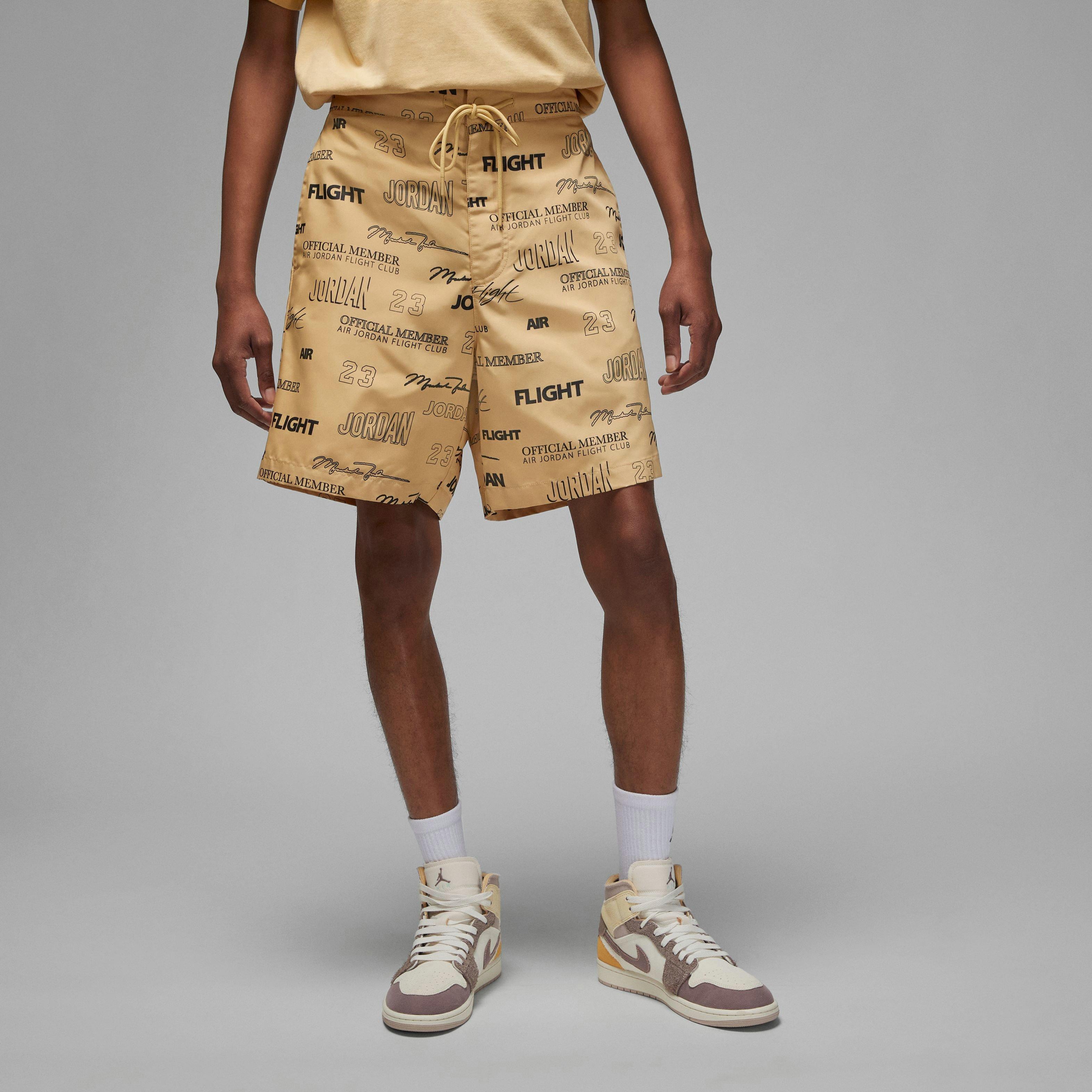 Jordan Men's Flight MVP Woven Shorts-Tan - TAN Thumbnail View 3
