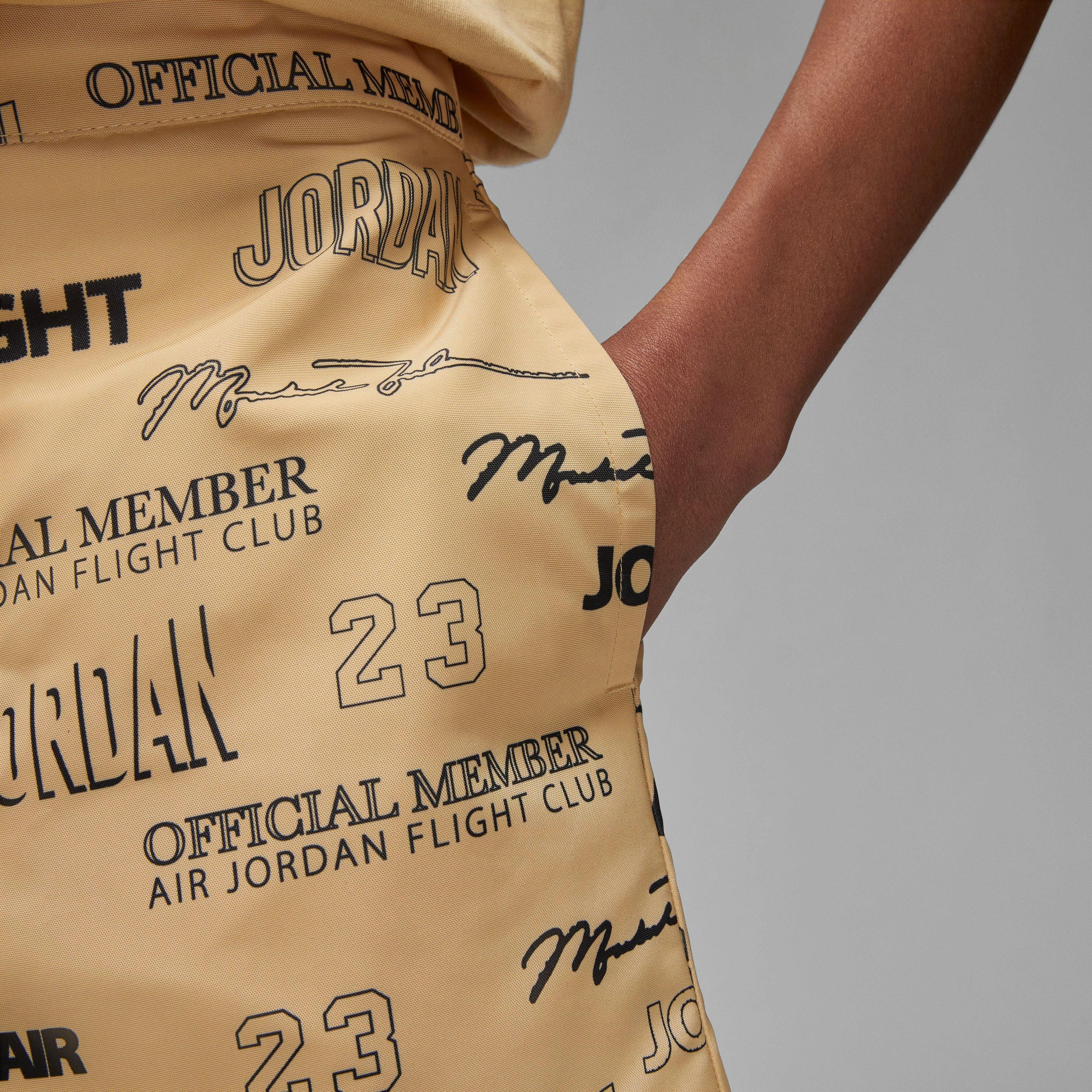 Jordan Men's Flight MVP Woven Shorts-Tan - TAN Thumbnail View 4