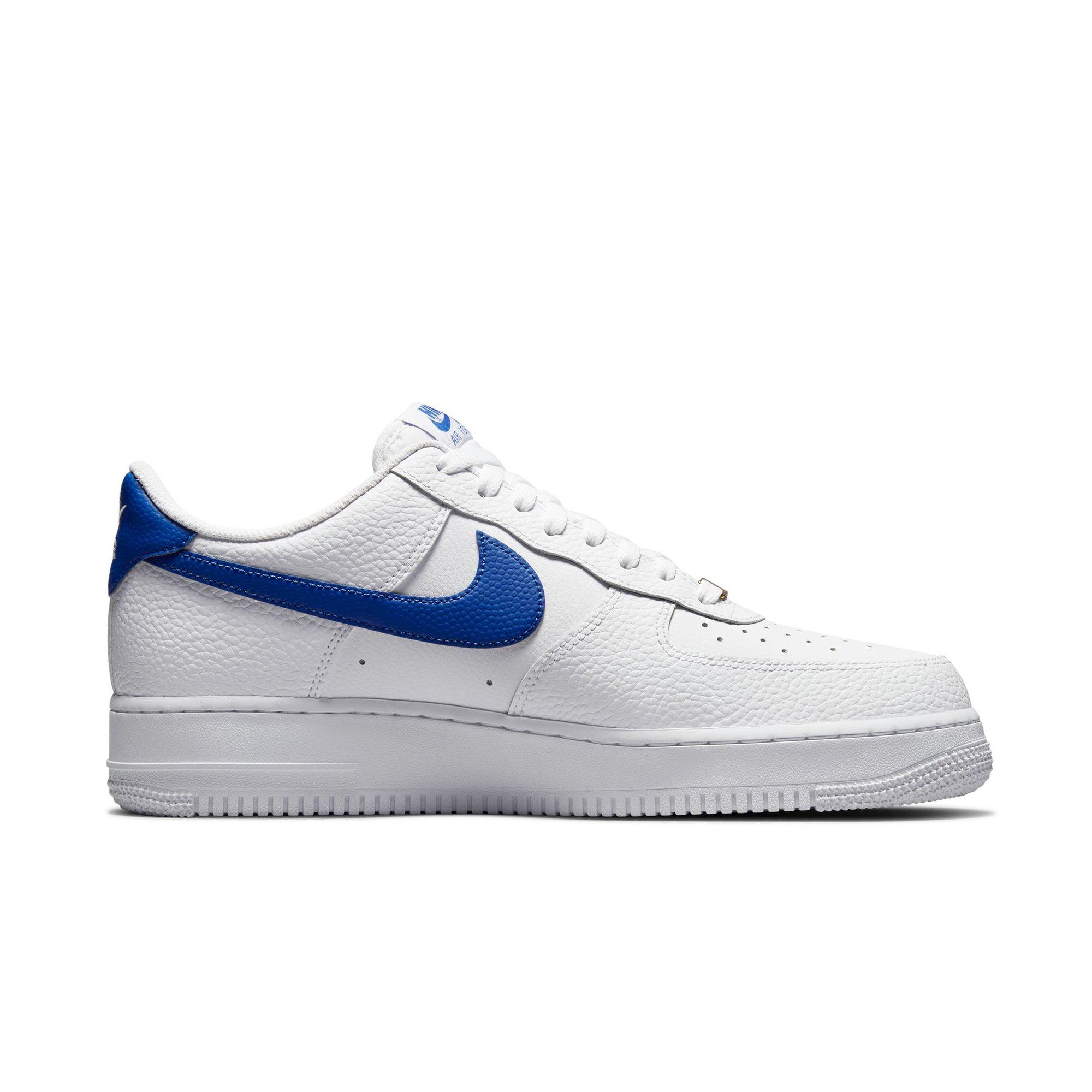 Nike Air Force 1 '07 White/University Blue Men's Shoe - Hibbett