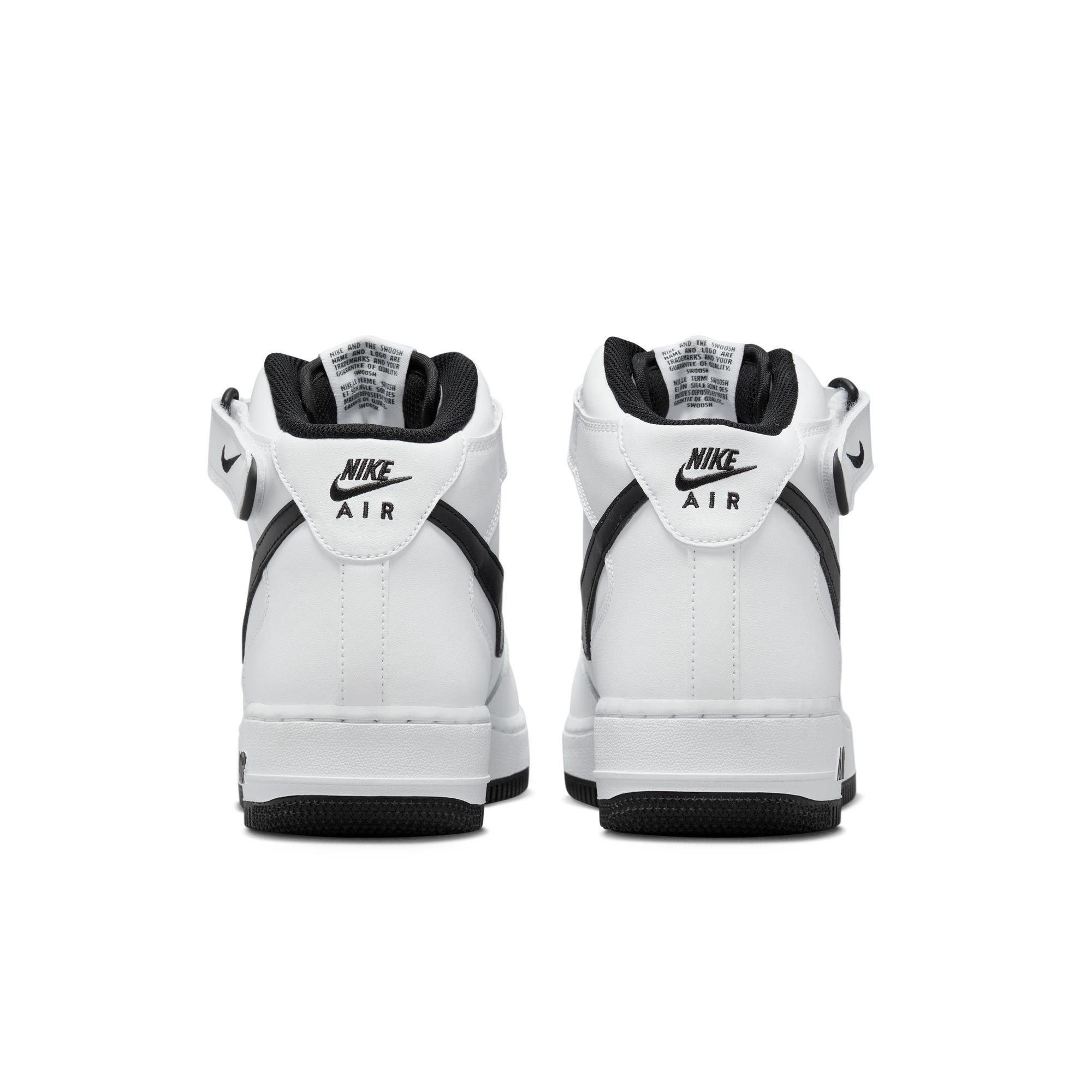 Nike air force hotsell 1 mid '07 white/black