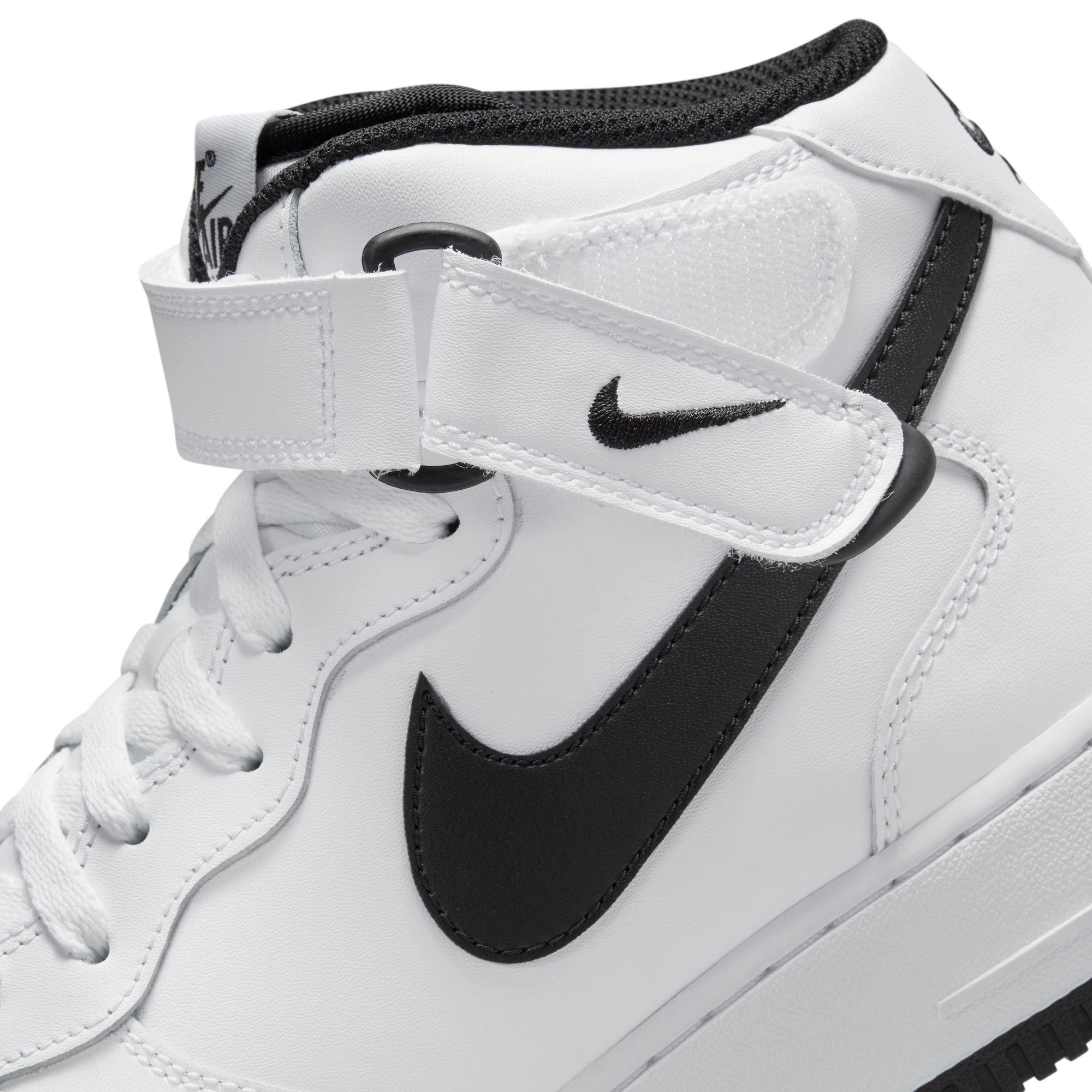 Nike Air Force 1 Mid '07 sneakers in white and gray