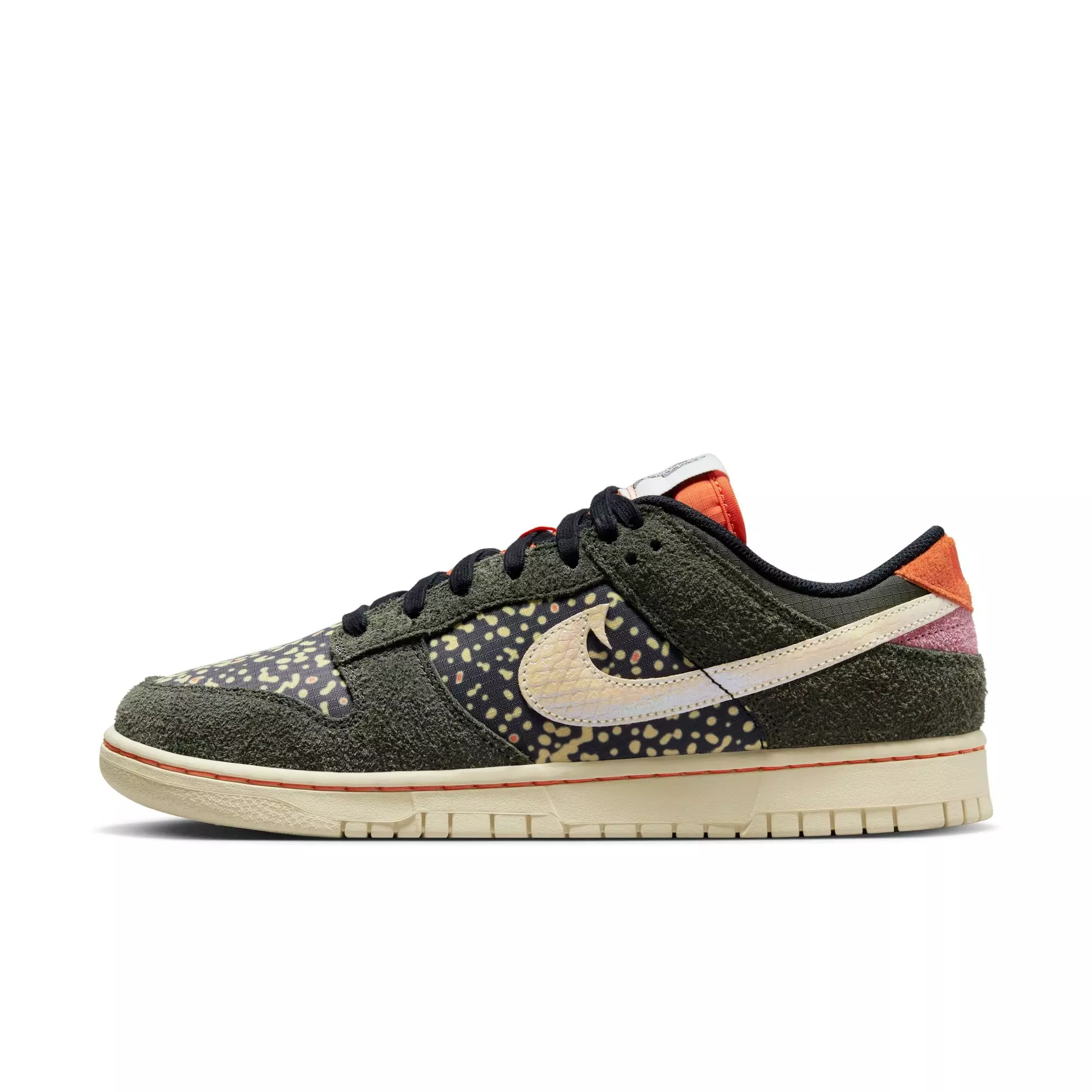 Nike Dunk Low Retro SE 2 "Sequoia/Alabaster/Safety Orange" Men's Shoe - MULTI-COLOR