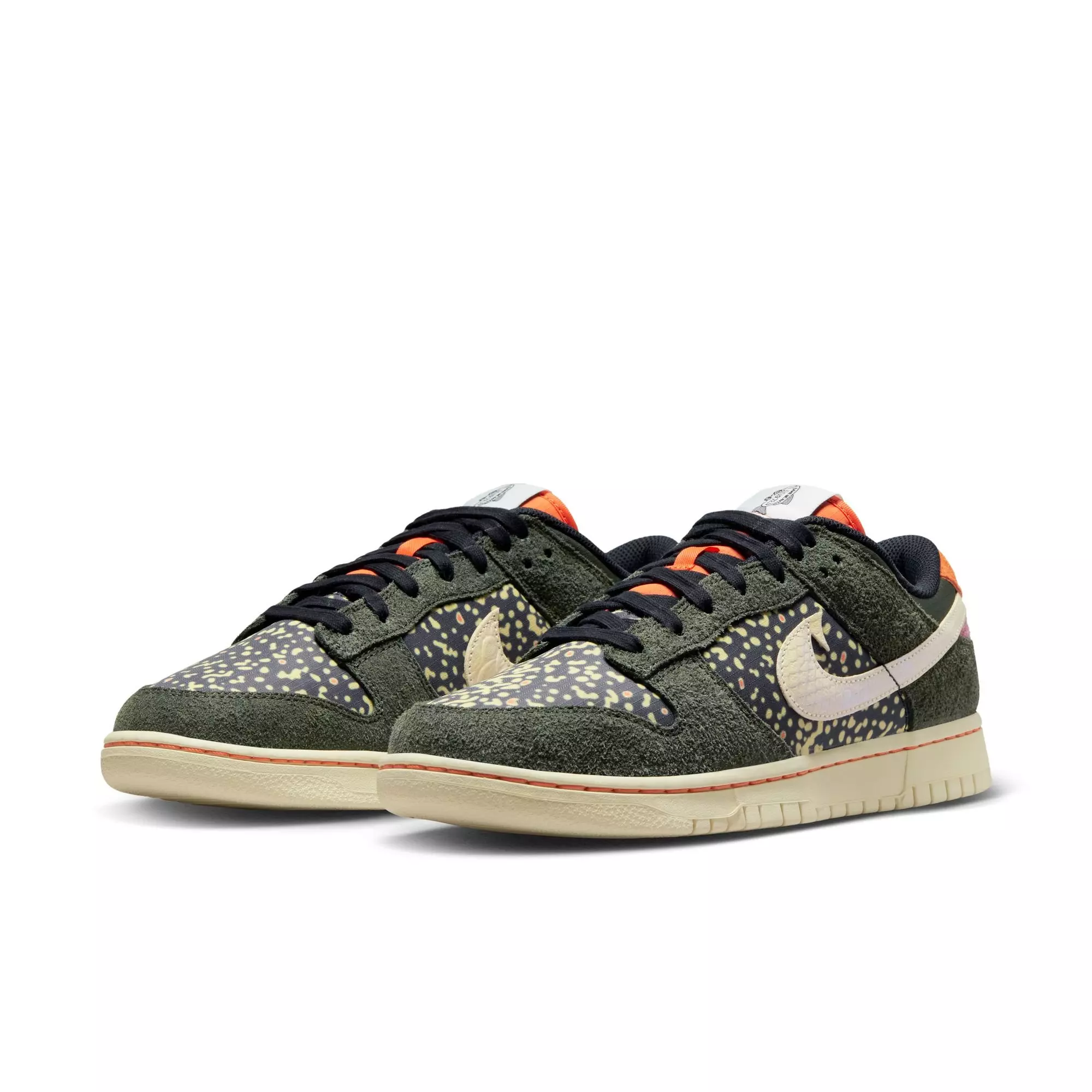 Nike Dunk Low Retro SE 2 "Sequoia/Alabaster/Safety Orange" Men's Shoe - MULTI-COLOR