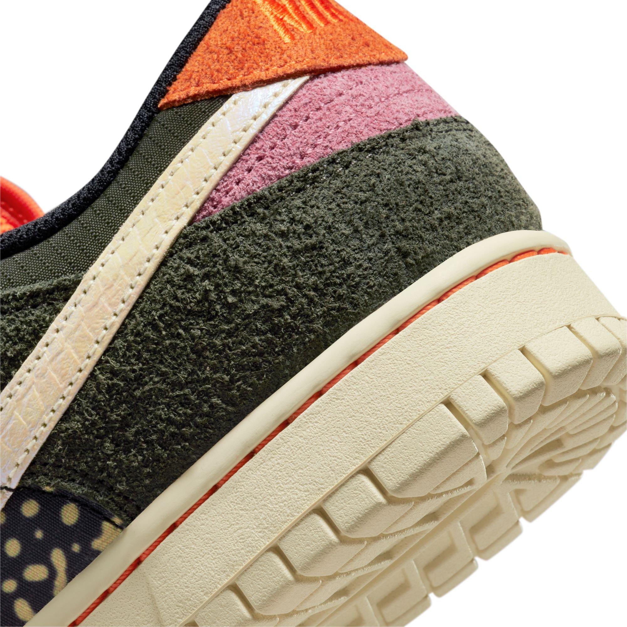 Nike Dunk Low Retro SE 2 "Sequoia/Alabaster/Safety Orange" Men's Shoe - MULTI-COLOR Thumbnail View 8