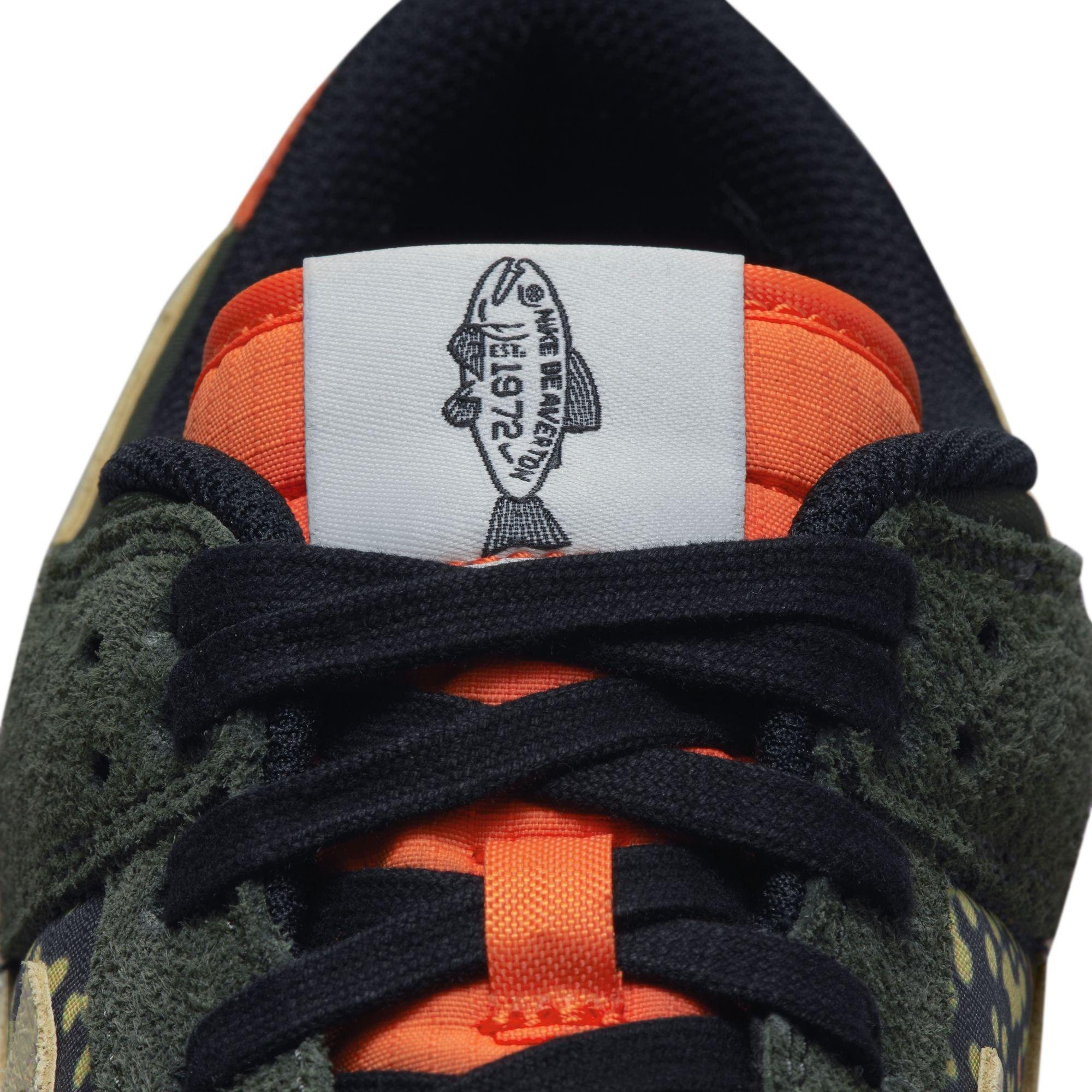 Nike Dunk Low Retro SE 2 "Sequoia/Alabaster/Safety Orange" Men's Shoe - MULTI-COLOR Thumbnail View 9