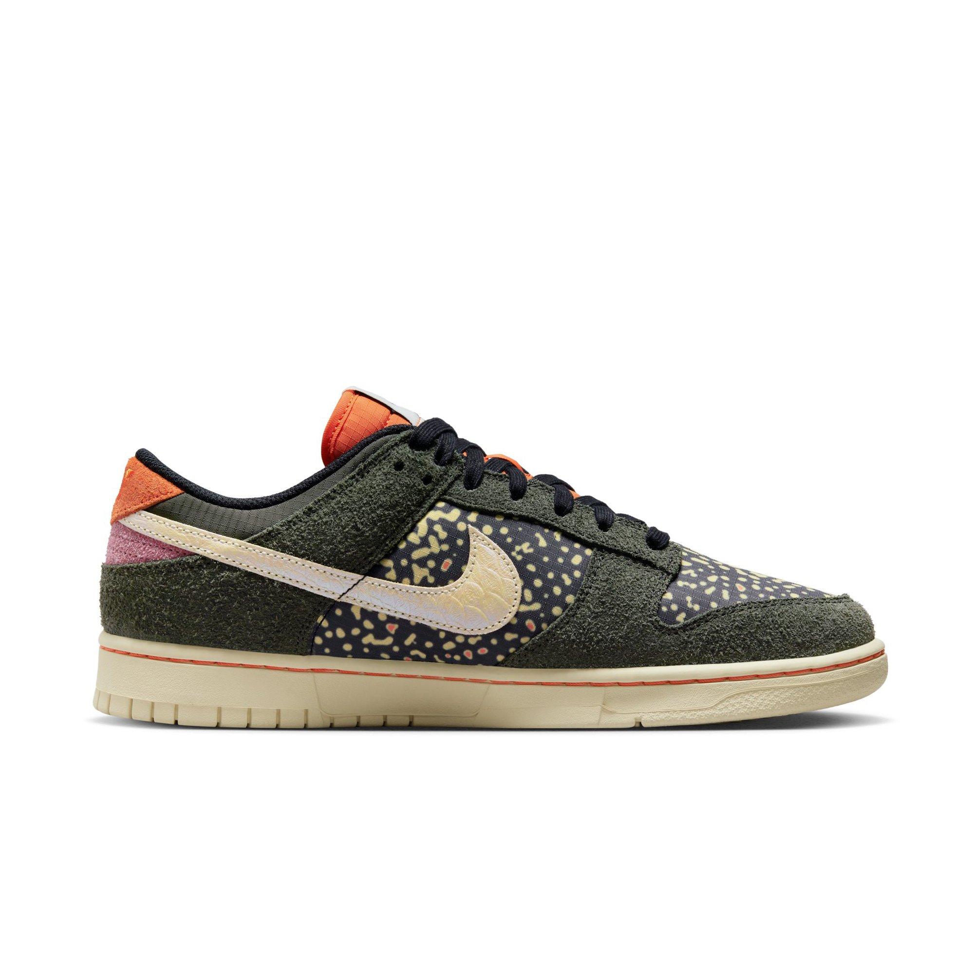 Nike Dunk Low Retro SE 2 "Sequoia/Alabaster/Safety Orange" Men's Shoe - MULTI-COLOR Thumbnail View 2