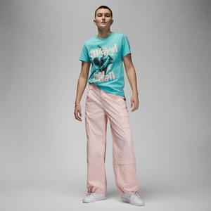 Jordan Women's (Her)itage Crew Tee-Lt Blue