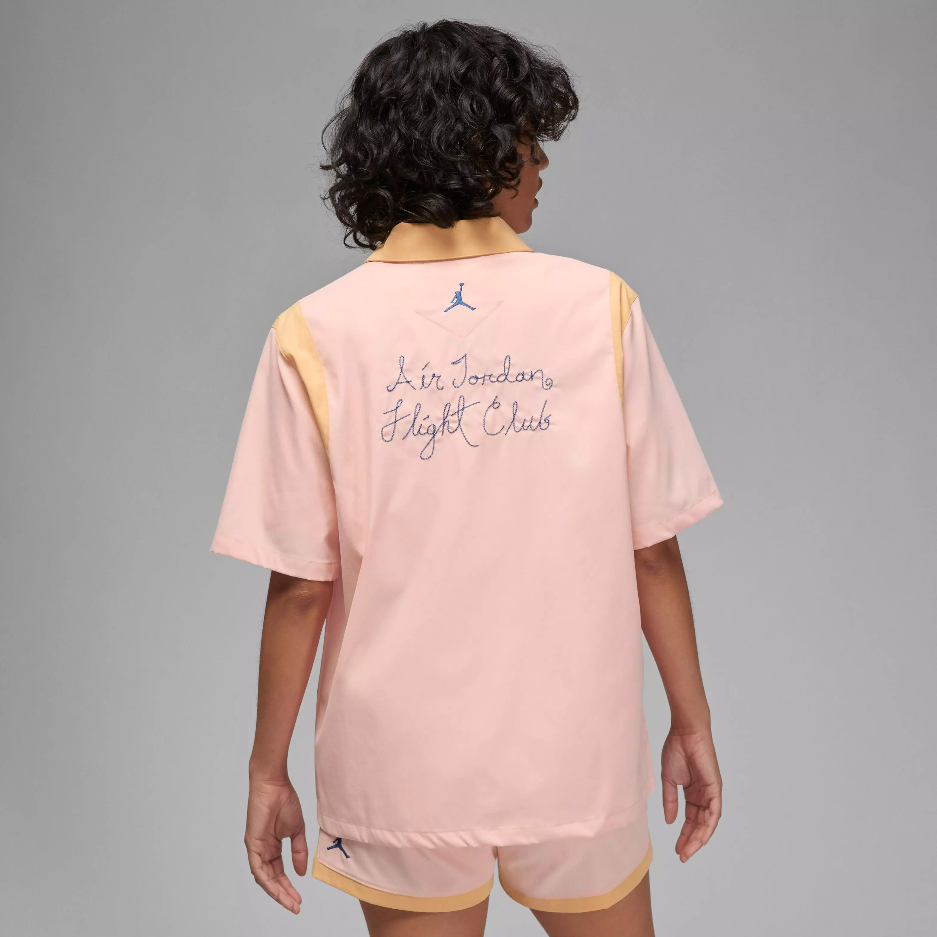 Jordan Women's Button-Up Shirt-Pink - PINK