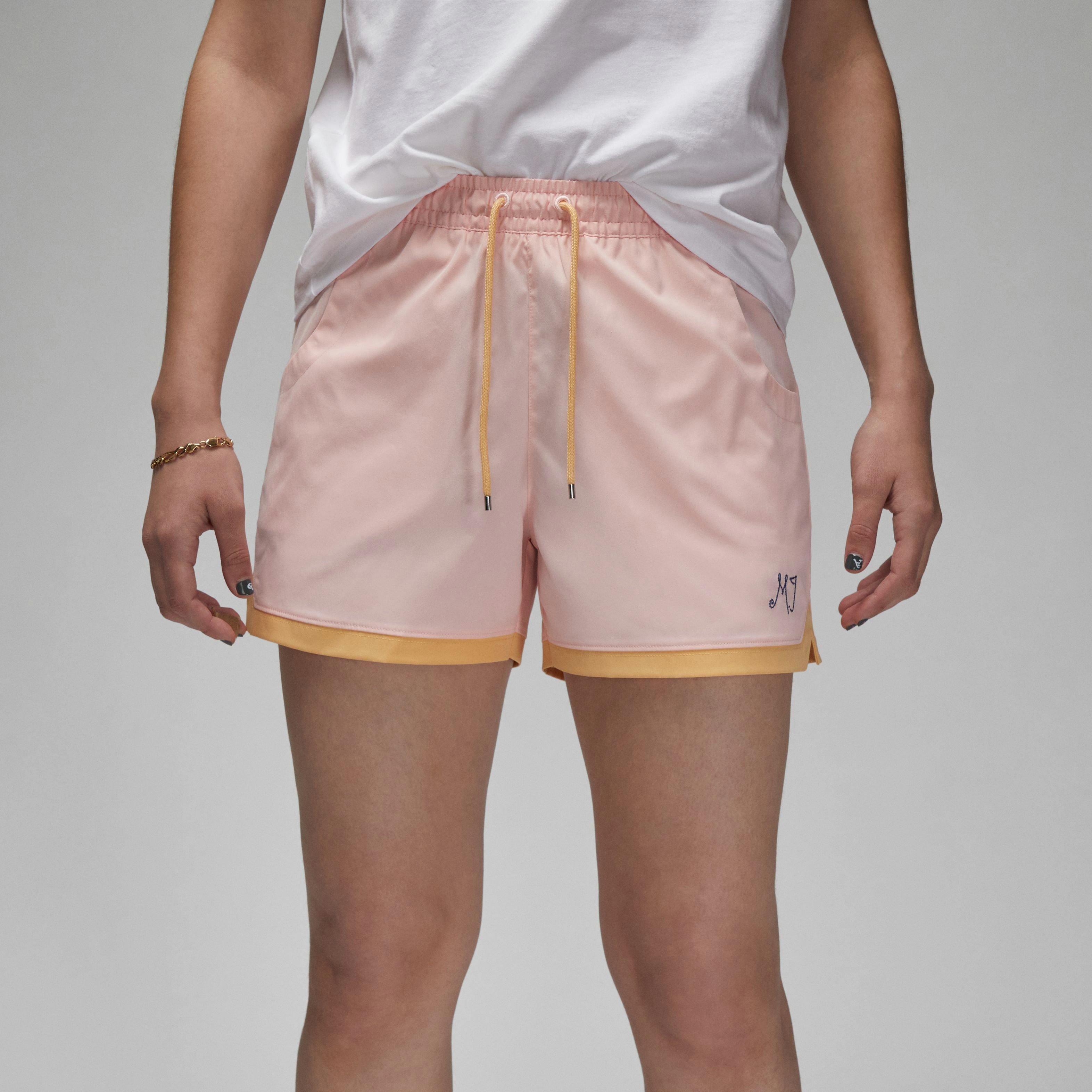 Jordan Women's Woven Shorts-Pink - PINK Thumbnail View 2