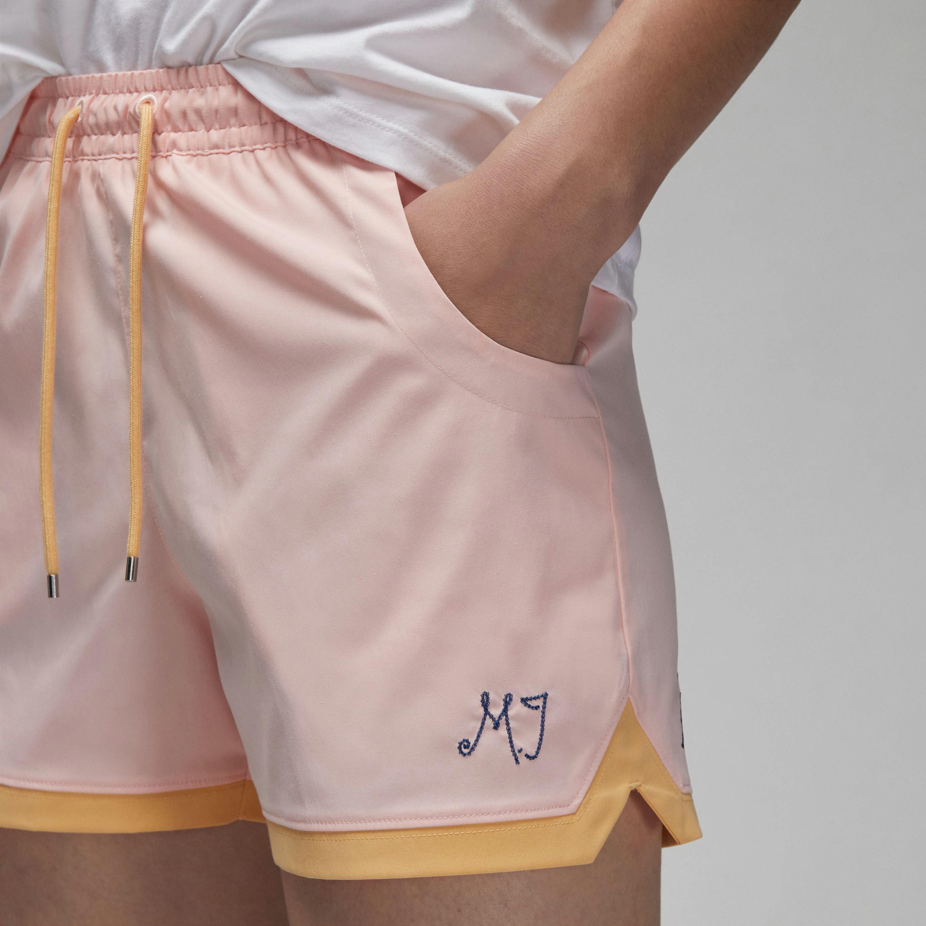 Jordan Women's Woven Shorts-Pink - PINK Thumbnail View 1