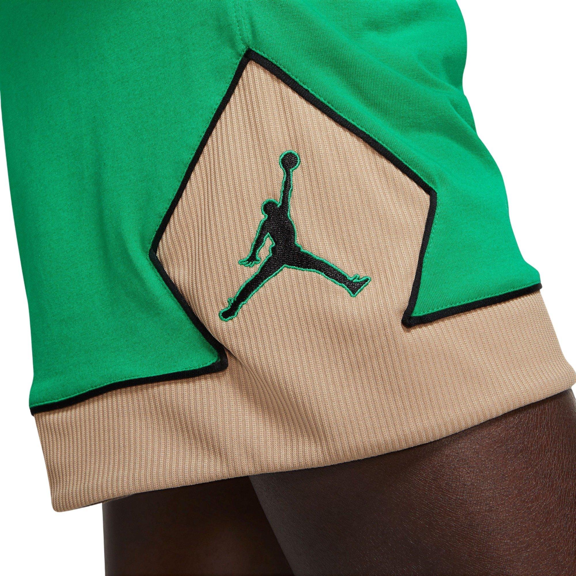 Jordan Women's Diamond Shorts-Green - GREEN Thumbnail View 4