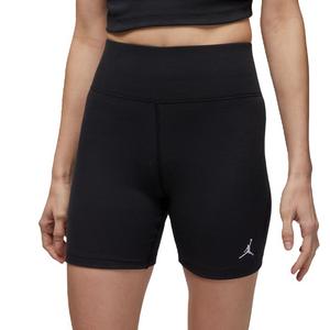 Jordan Women's Ribbed Biker Shorts - Black