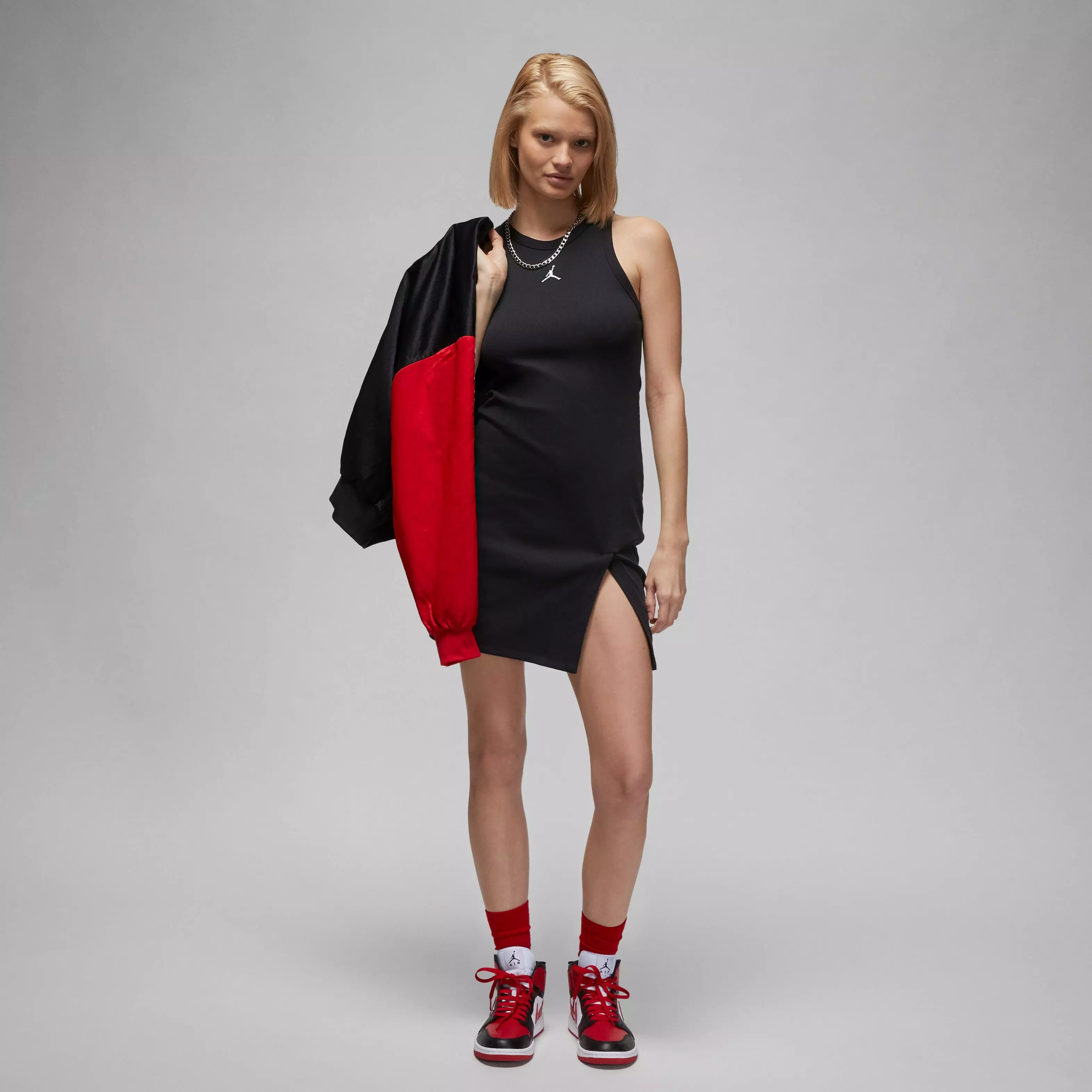 Jordan Women's Core Tank Dress-Black - BLACK