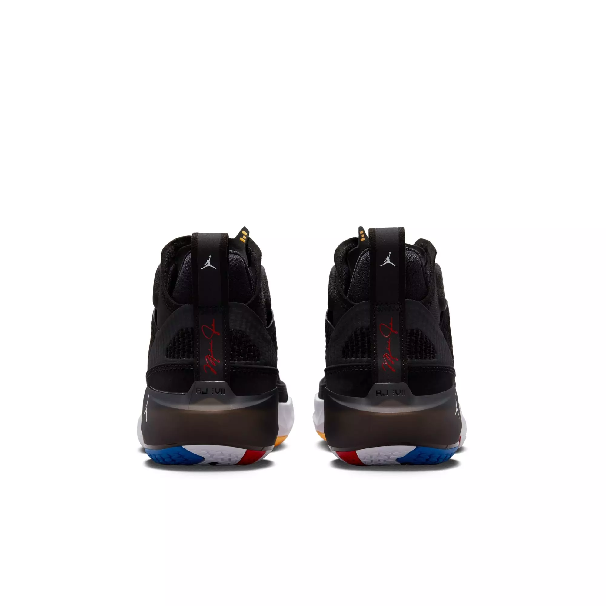 Jordan XXXVII "Nothing But Net" Grade School Kids' Basketball Shoe - BLACK/WHITE/UNIVERSITY RED