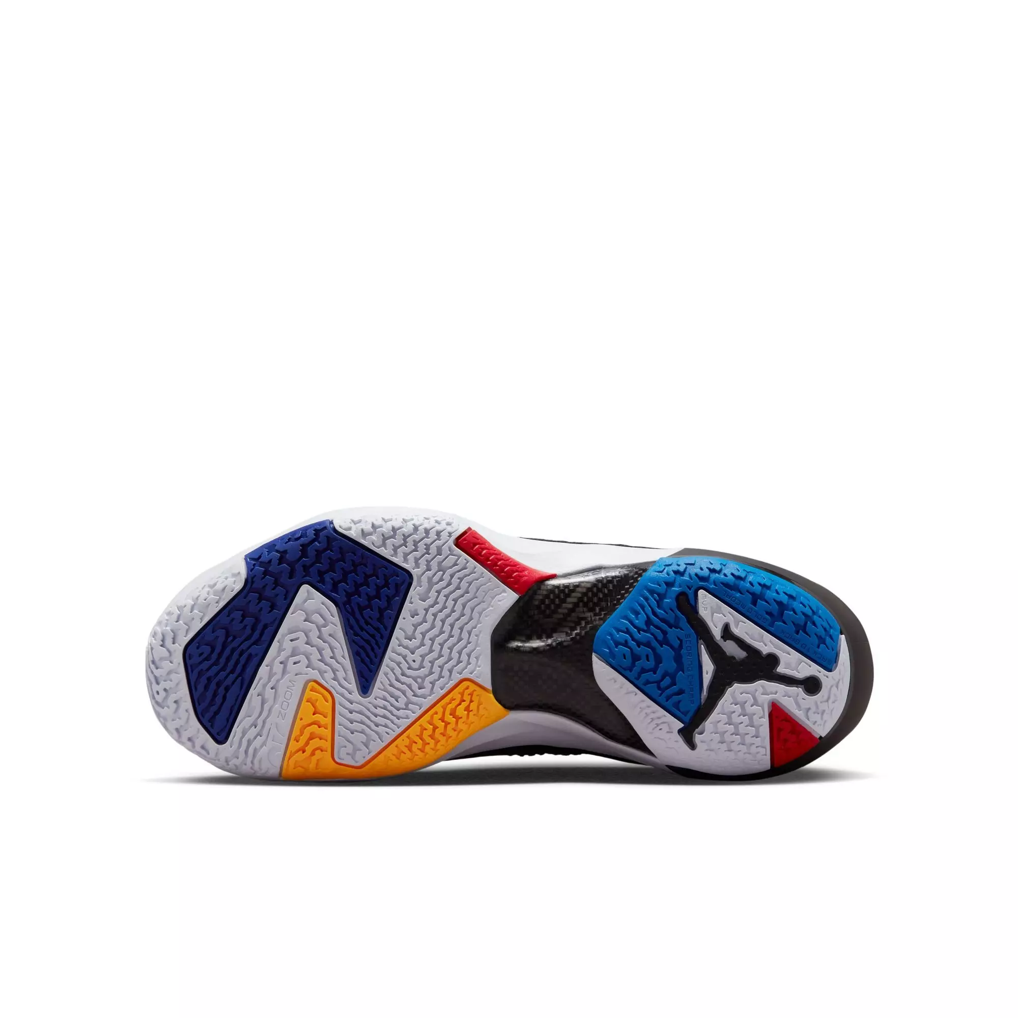 Jordan XXXVII "Nothing But Net" Grade School Kids' Basketball Shoe - BLACK/WHITE/UNIVERSITY RED