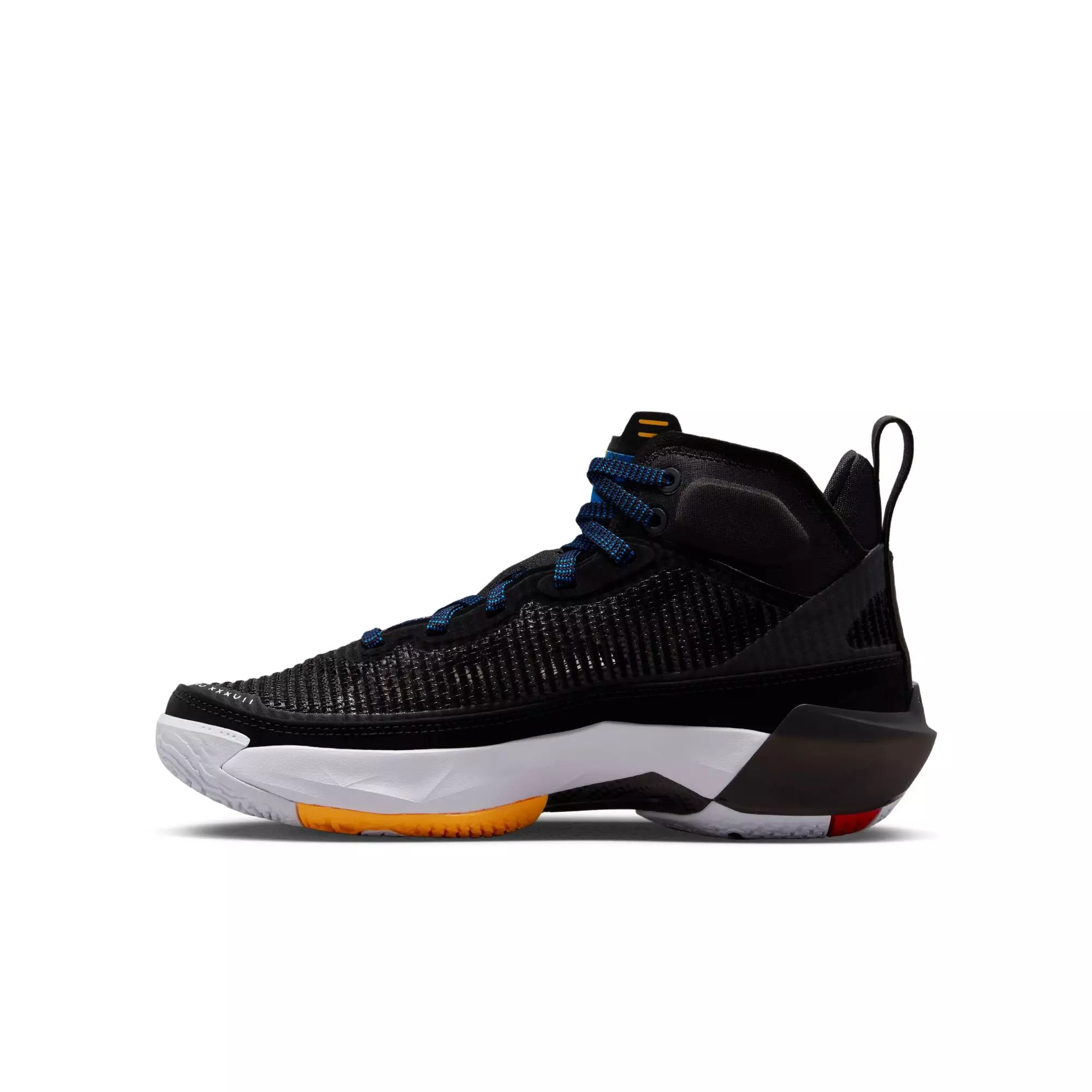 Jordan XXXVII "Nothing But Net" Grade School Kids' Basketball Shoe - BLACK/WHITE/UNIVERSITY RED